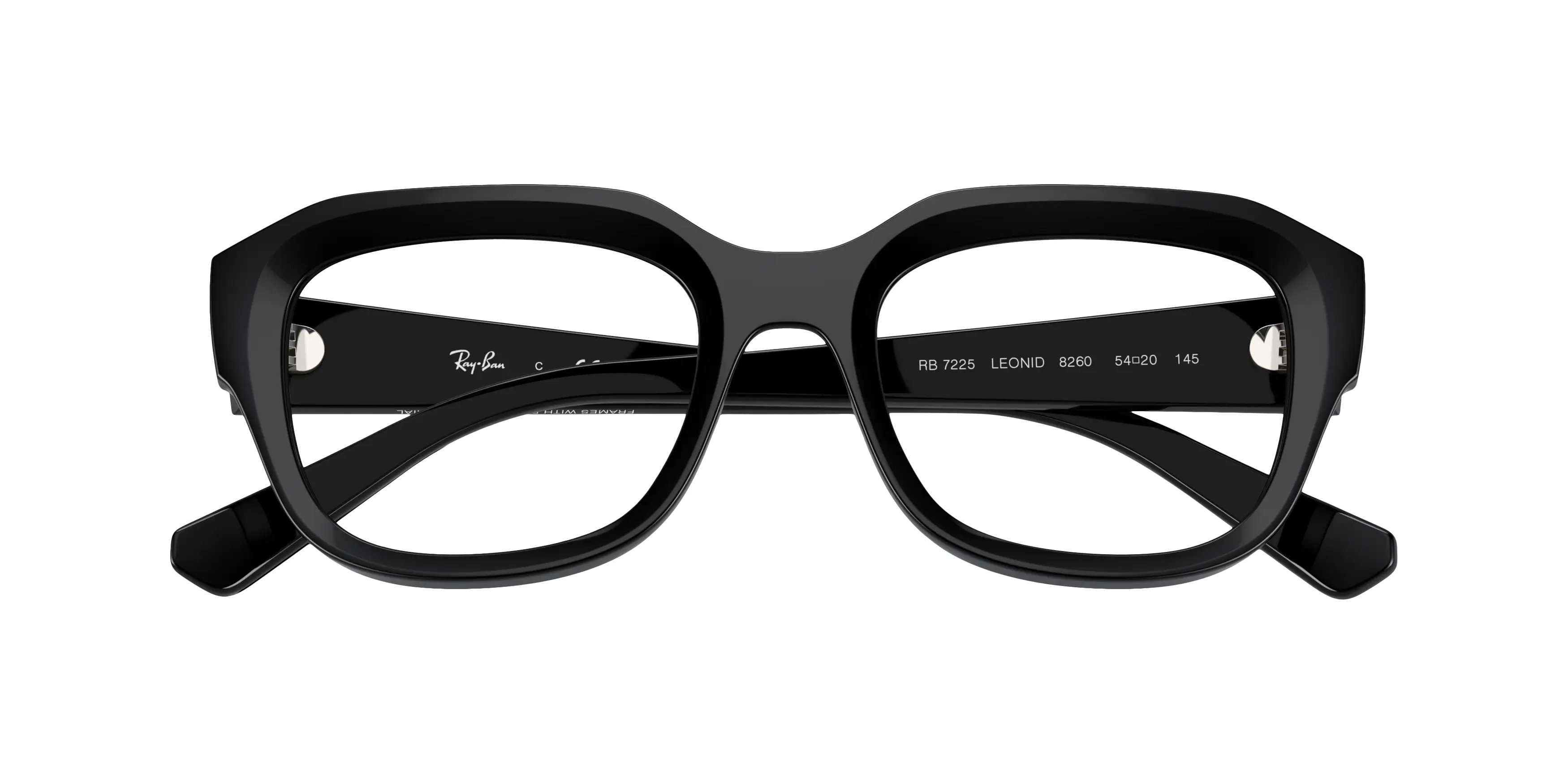 RB7225 - Square Black Frame Eyeglasses 8 RB7225 - Square Black Frame Eyeglasses