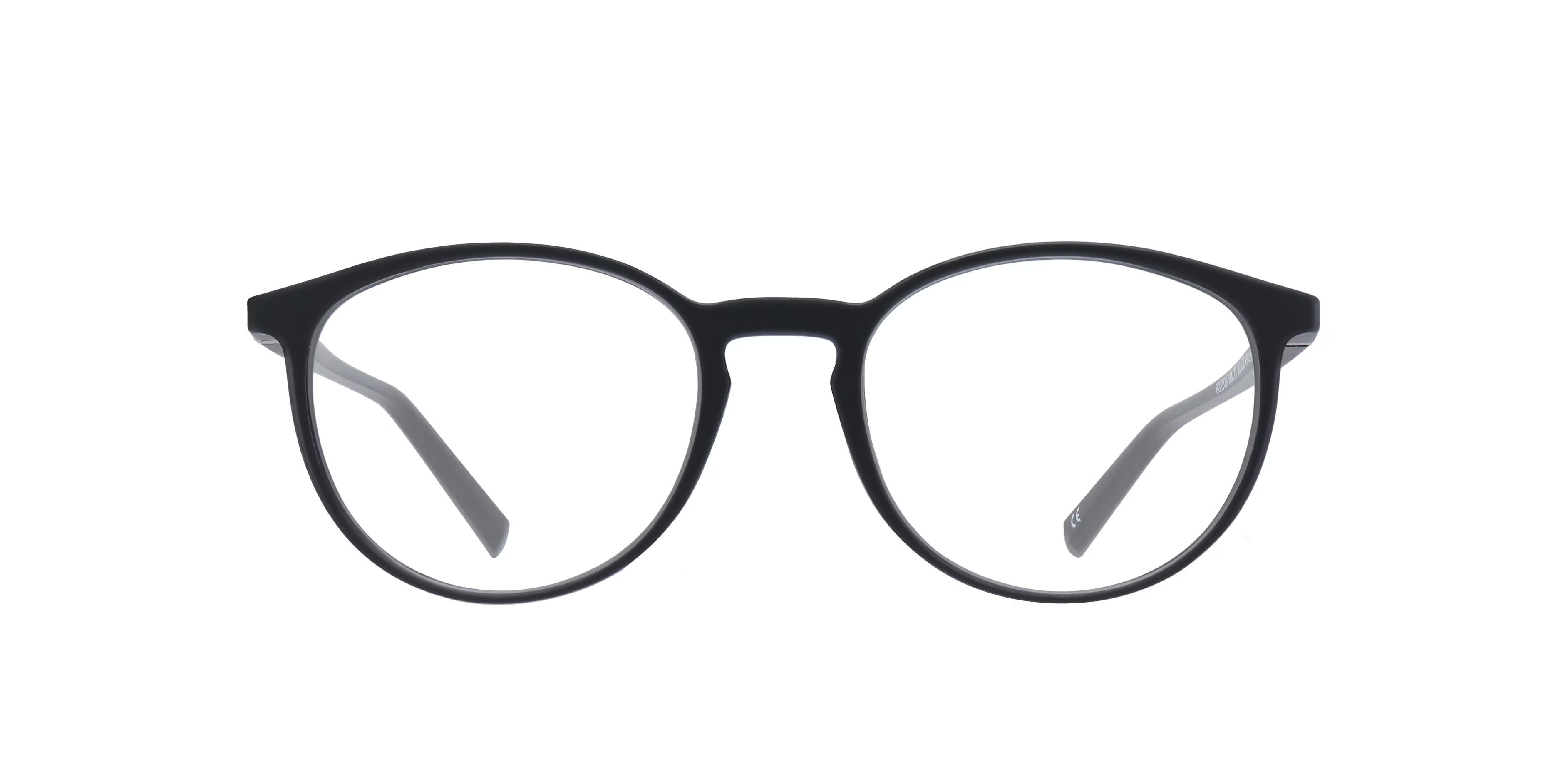 Boston Phantos Matte Black Full Rim Eyeglasses