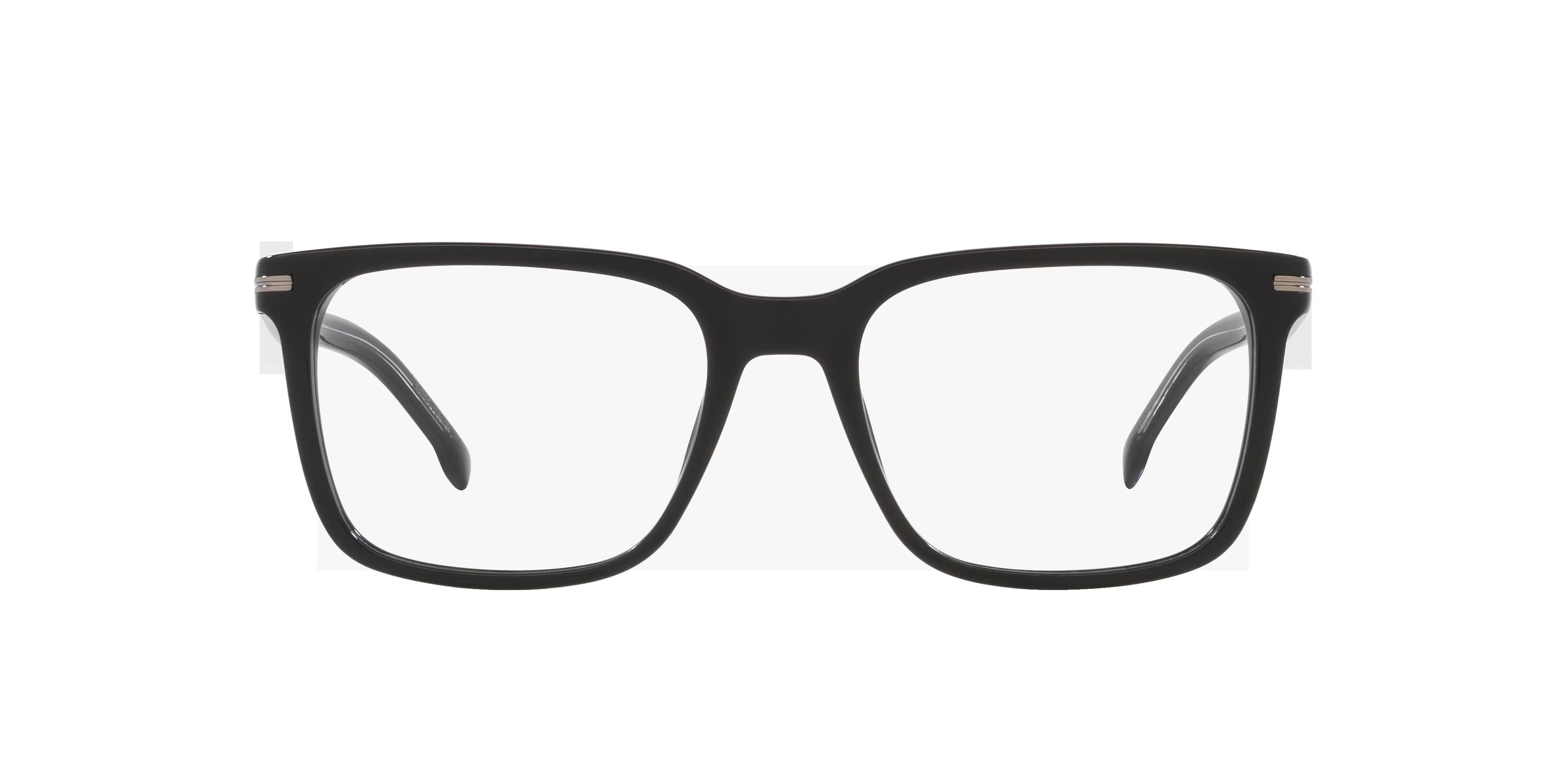 BOSS 1602 - Square Black Frame Glasses For Men
