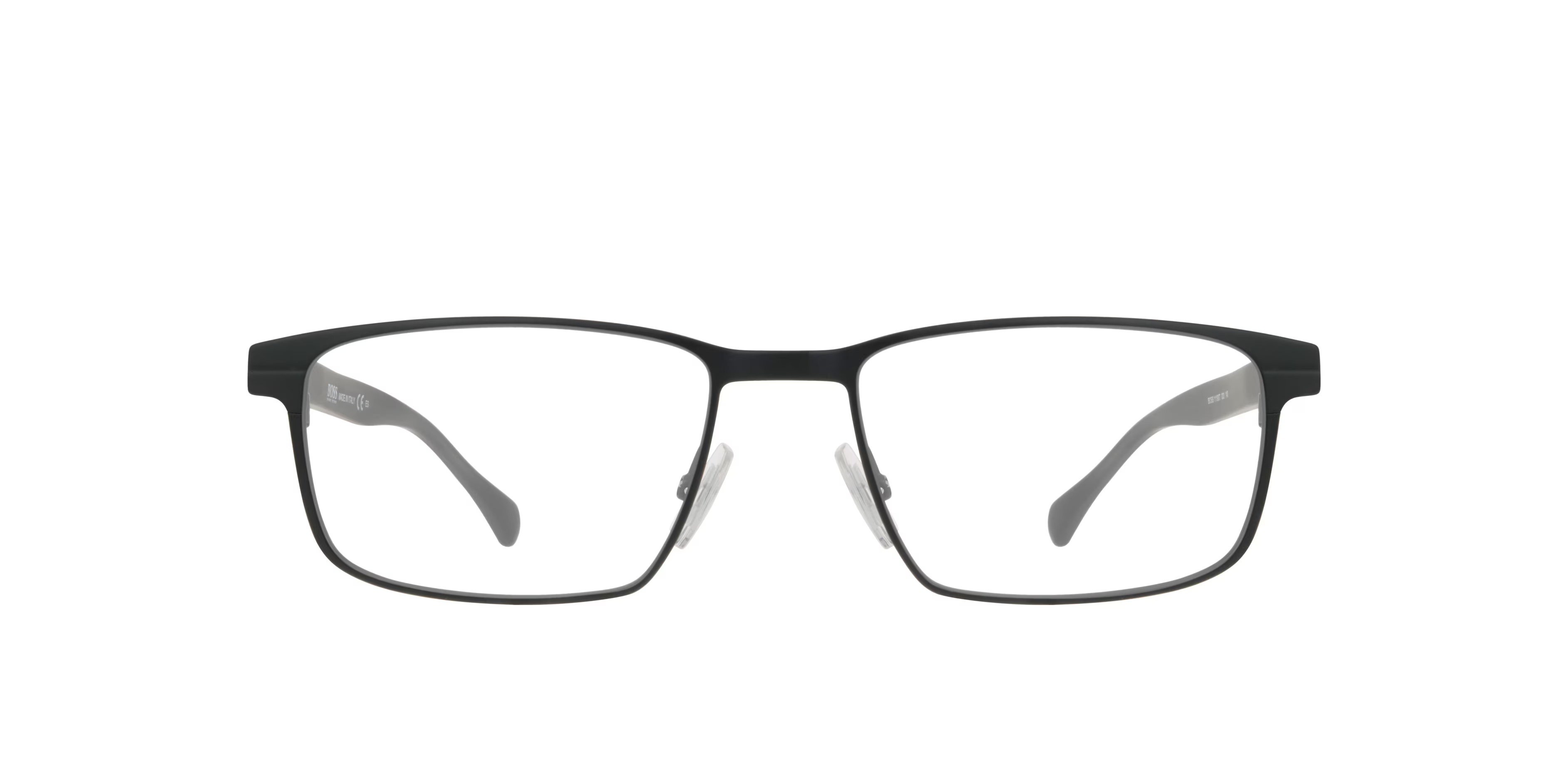 BOSS 1119 & IT - Rectangle Black Frame Glasses For Men