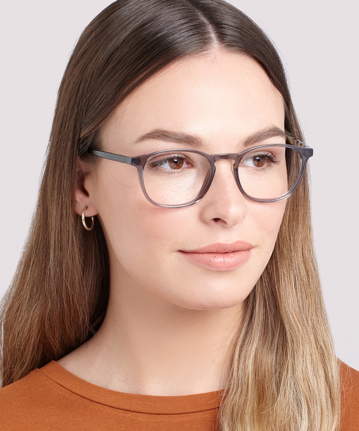 Whitley Square Grey Full Rim Eyeglasses 3 Whitley Square Grey Full Rim Eyeglasses
