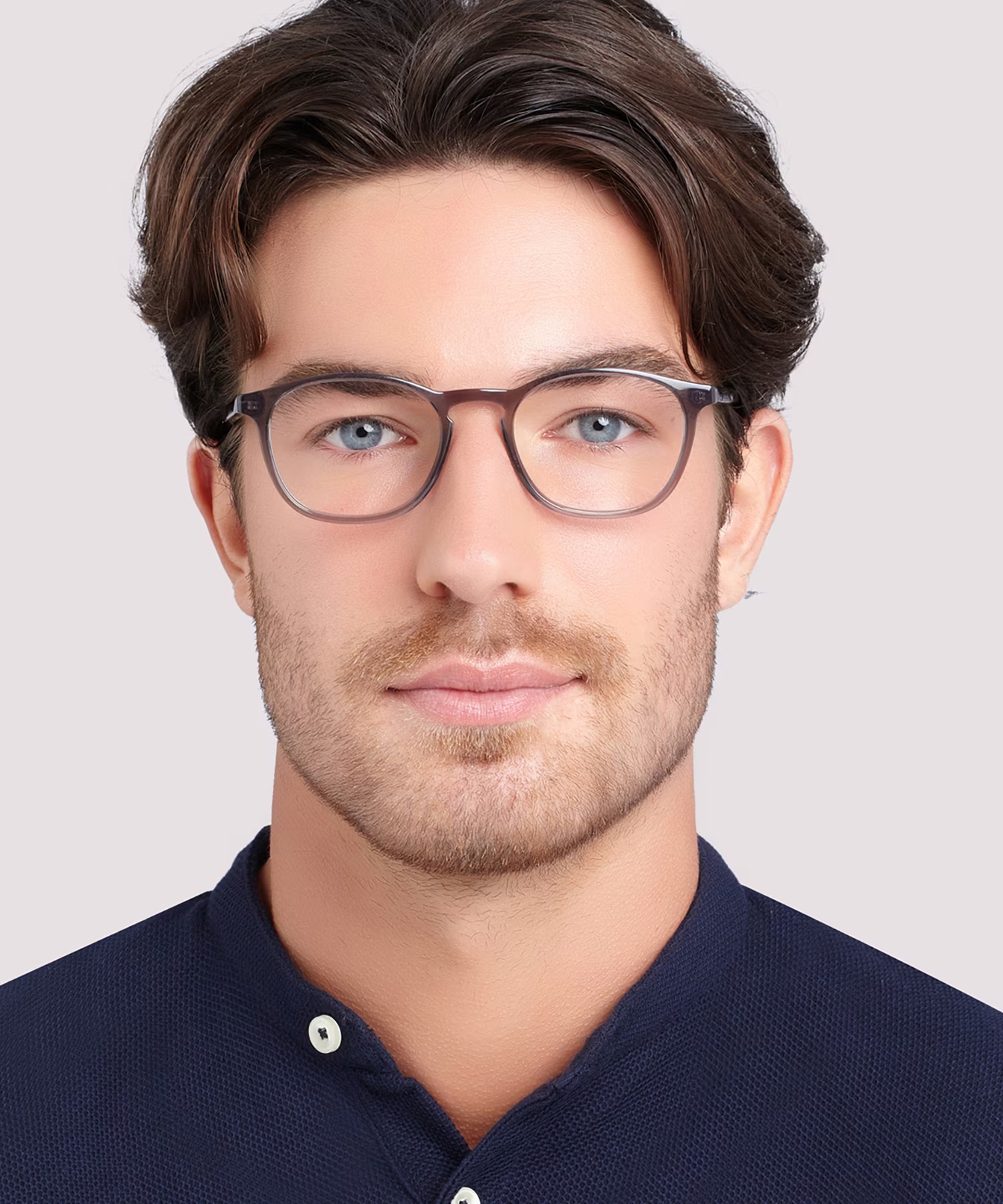 Whitley Square Grey Full Rim Eyeglasses 4 Whitley Square Grey Full Rim Eyeglasses
