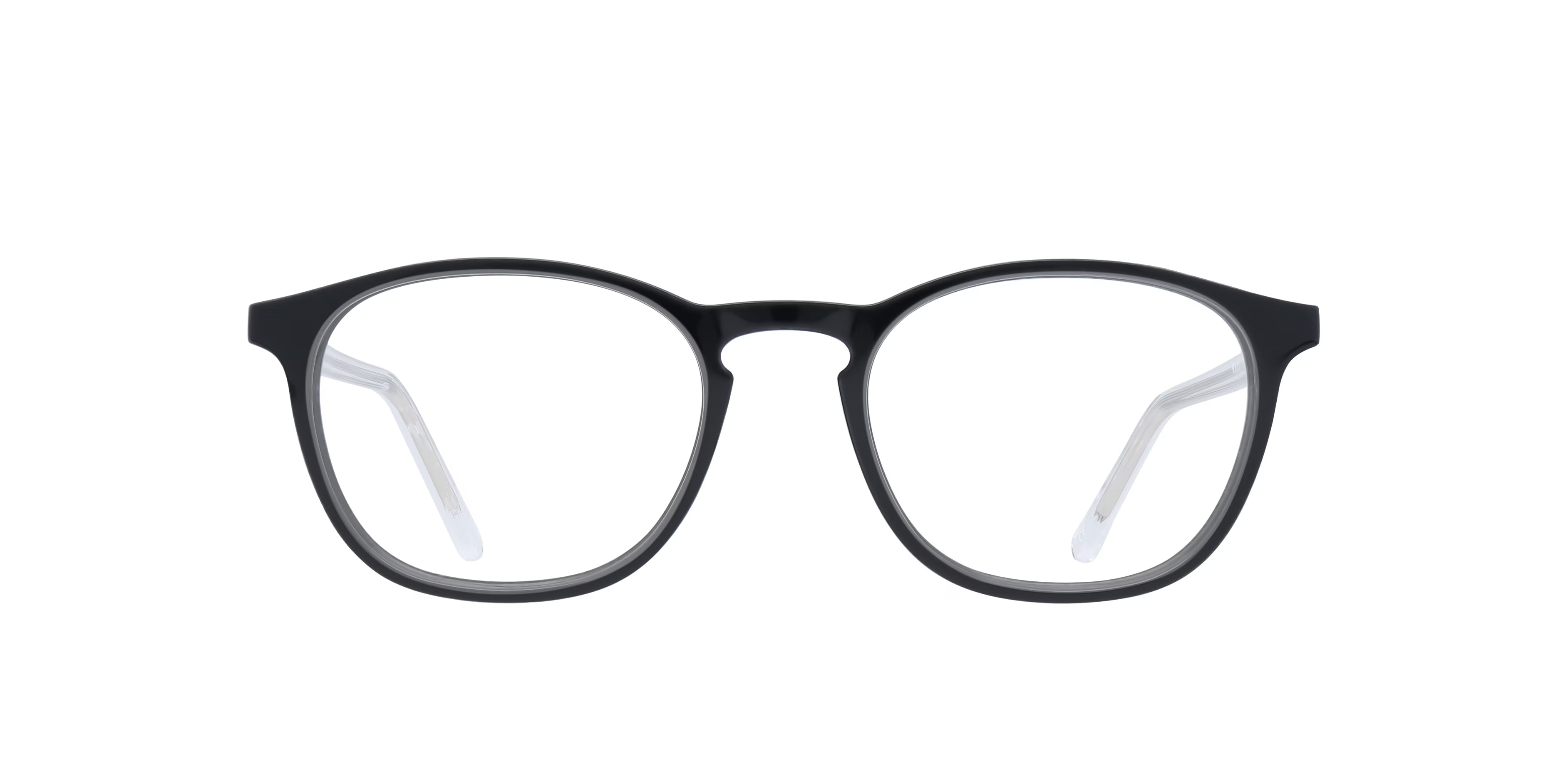 Whitley Square Black & Crystal Full Rim Eyeglasses