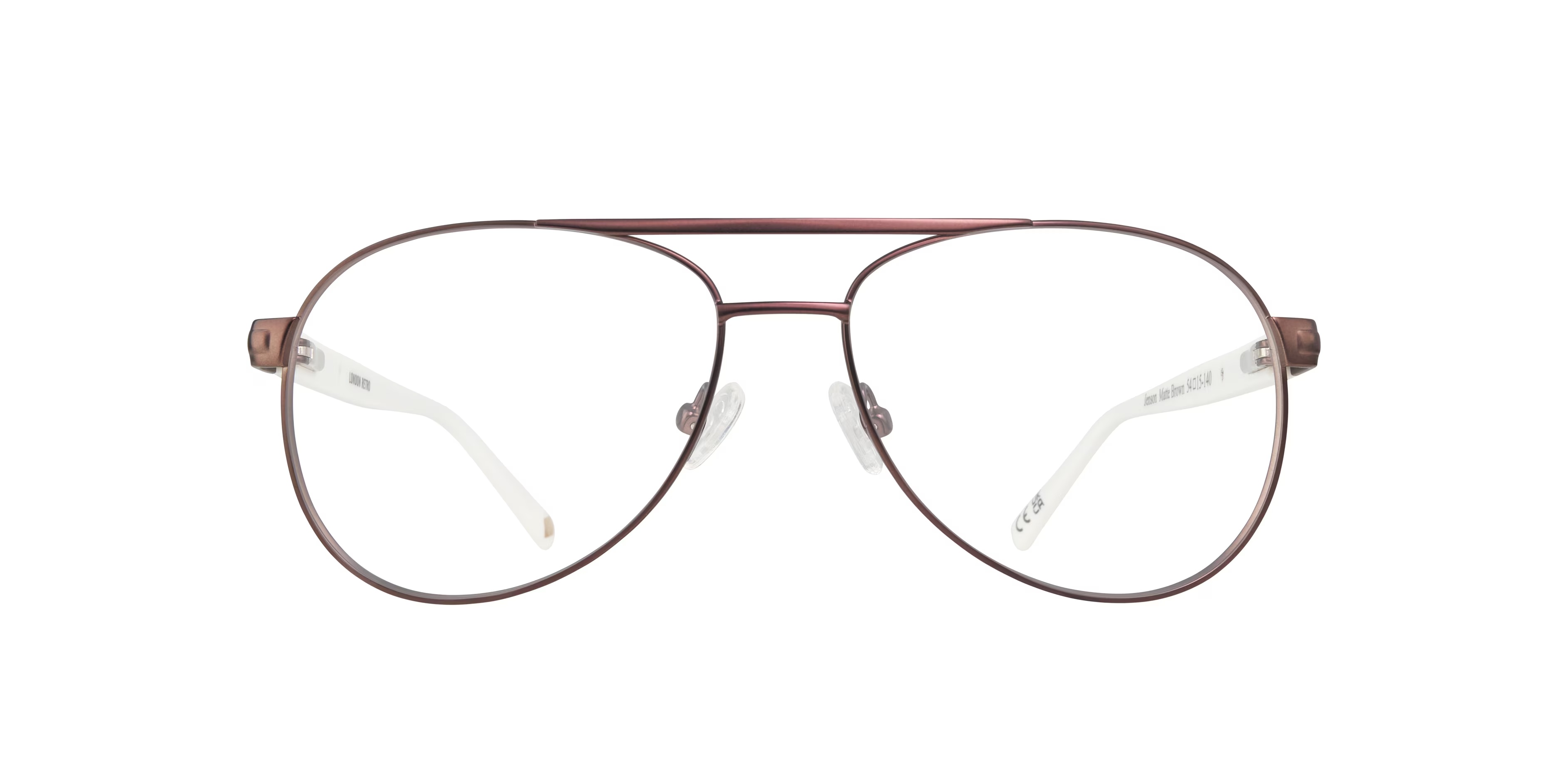 Jenson Pilot Matte Brown Full Rim Eyeglasses
