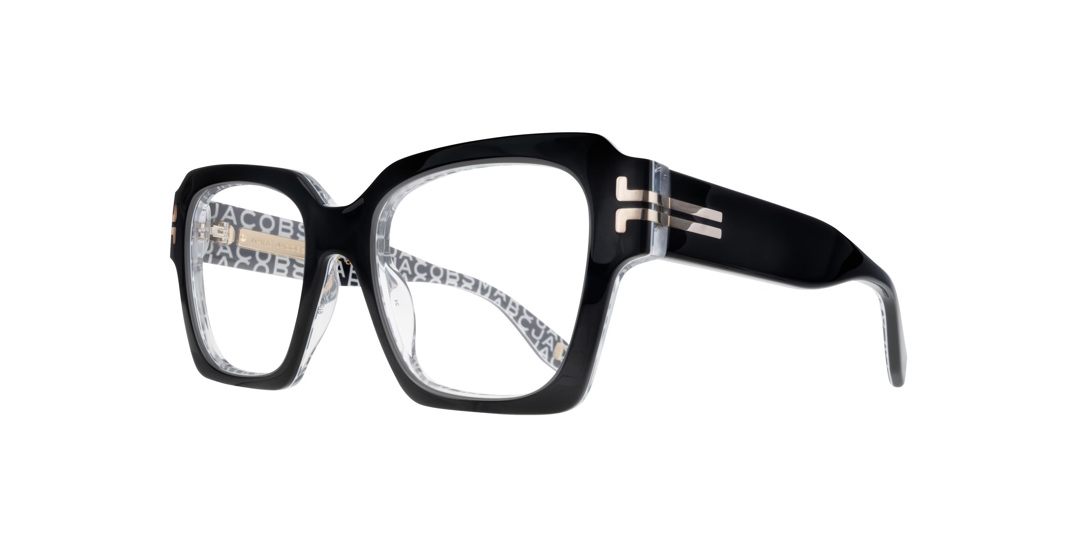 MJ 1088 - Square Black Frame Glasses For Women 4 MJ 1088 - Square Black Frame Glasses For Women