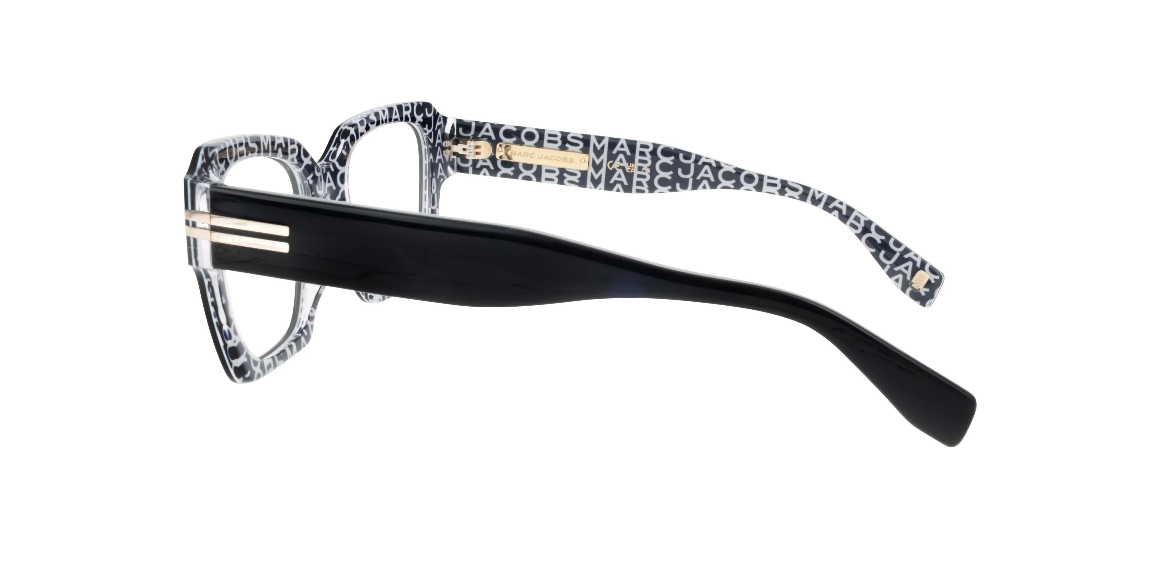 MJ 1088 - Square Black Frame Glasses For Women 5 MJ 1088 - Square Black Frame Glasses For Women