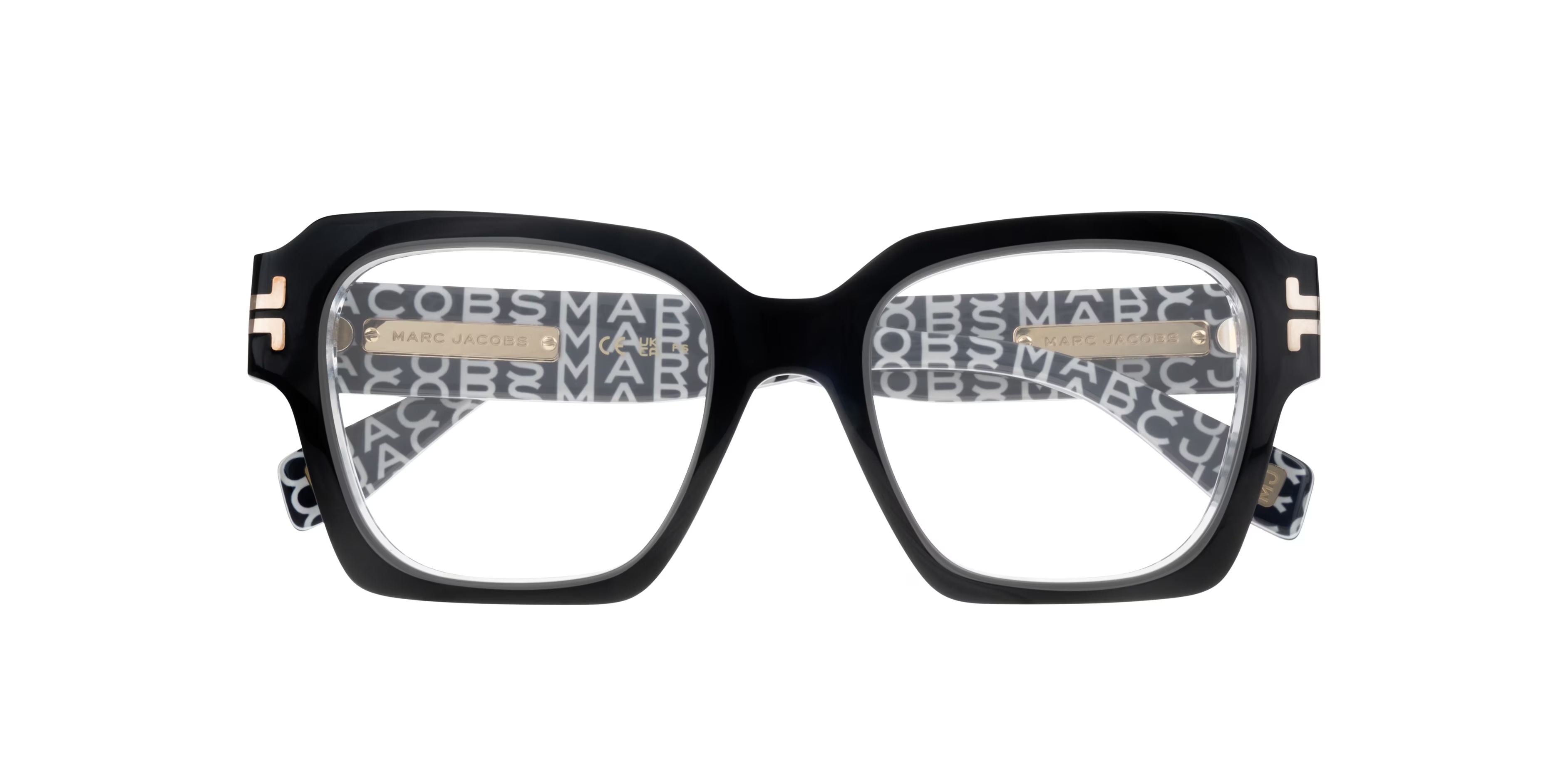 MJ 1088 - Square Black Frame Glasses For Women 6 MJ 1088 - Square Black Frame Glasses For Women