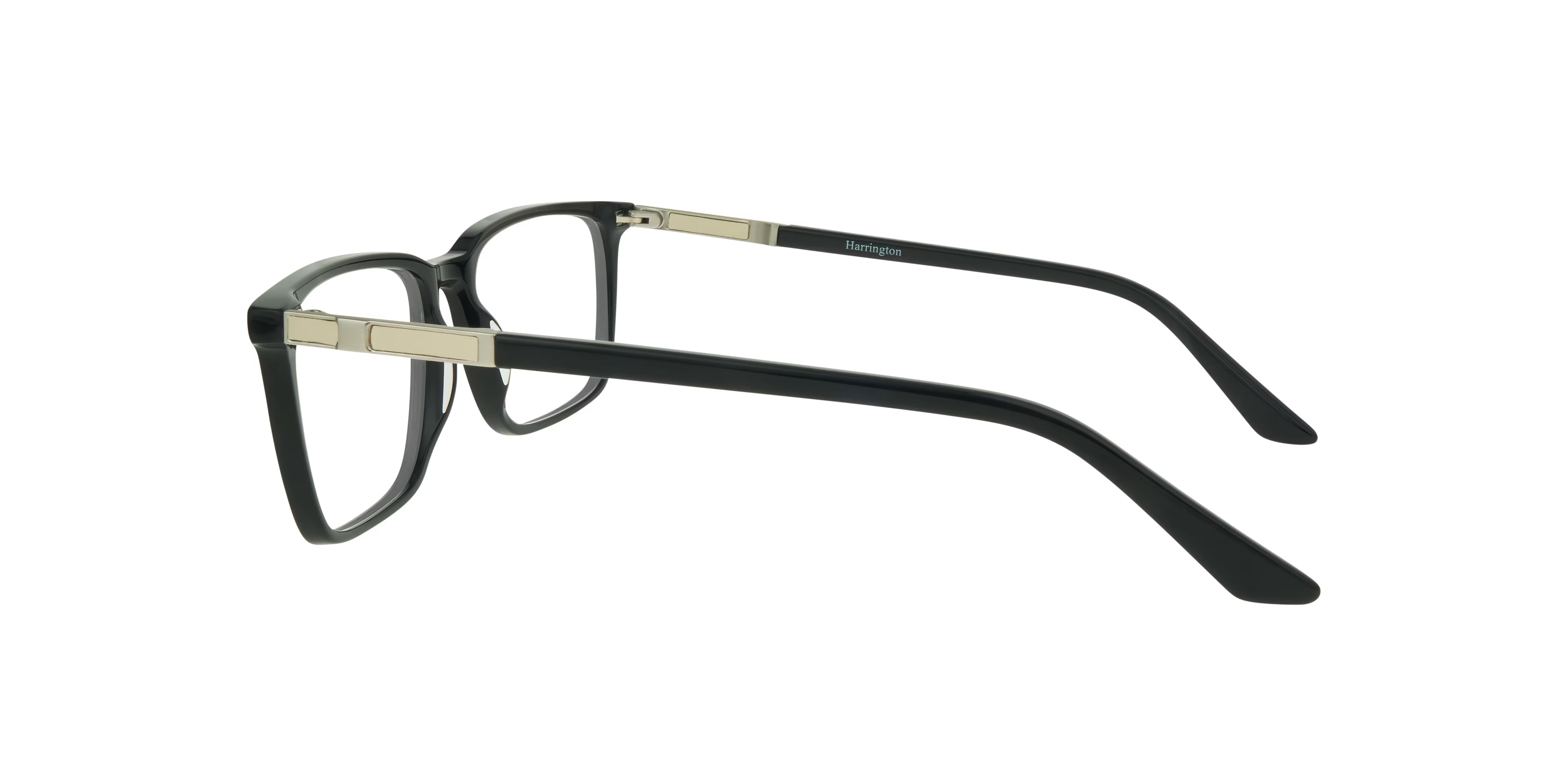 Jonas Rectangle Black & Matte Silver Glasses for Men 3 Jonas Rectangle Black & Matte Silver Glasses for Men