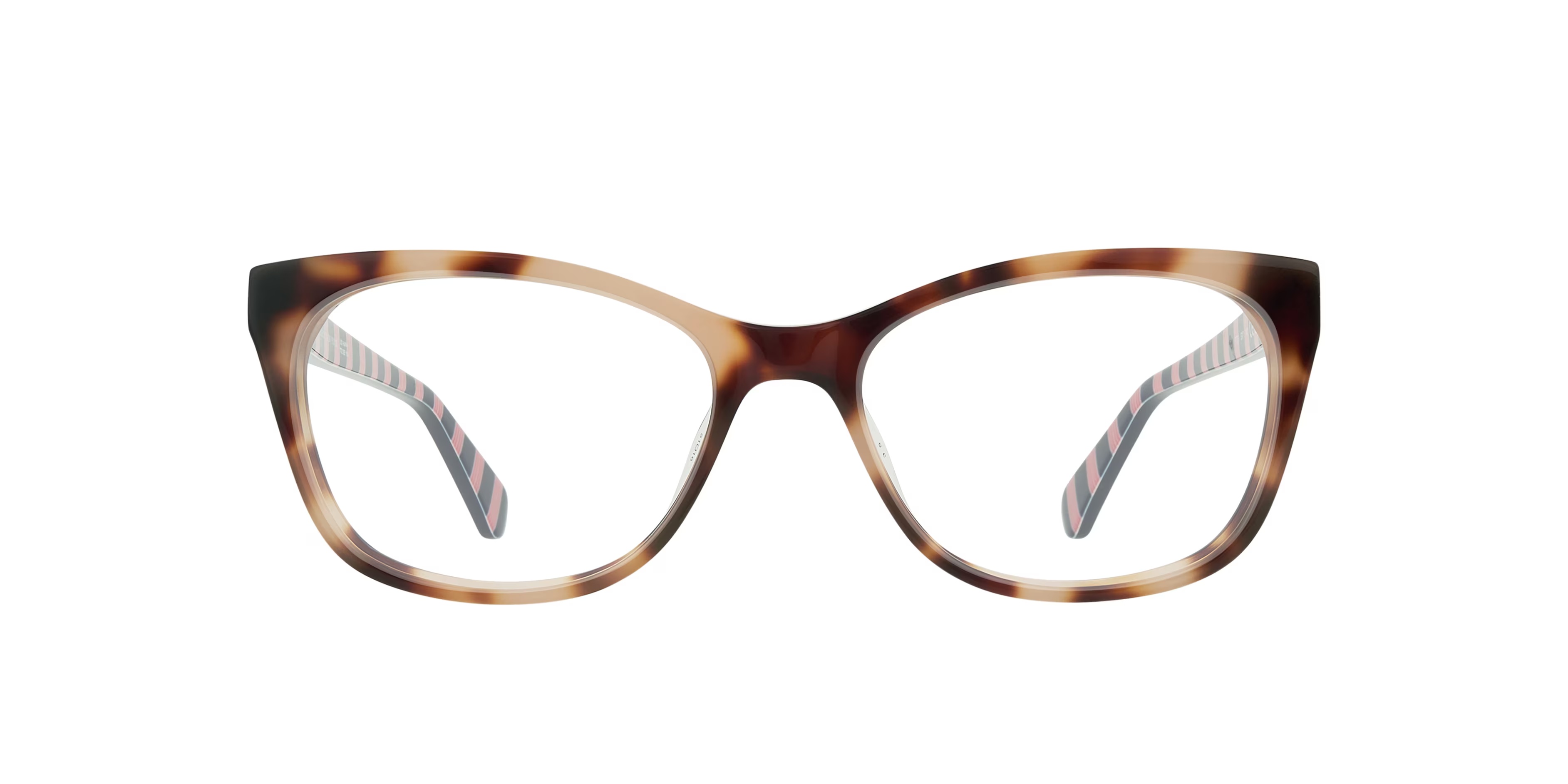 Posi - Rectangle Tortoise Tan Frame Glasses For Women