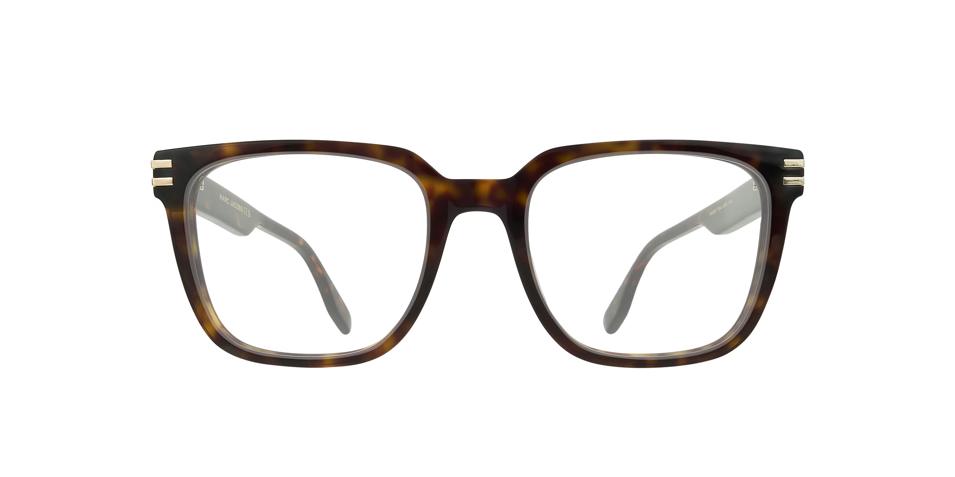MARC 754 - Rectangle Tortoise Frame Glasses For Men
