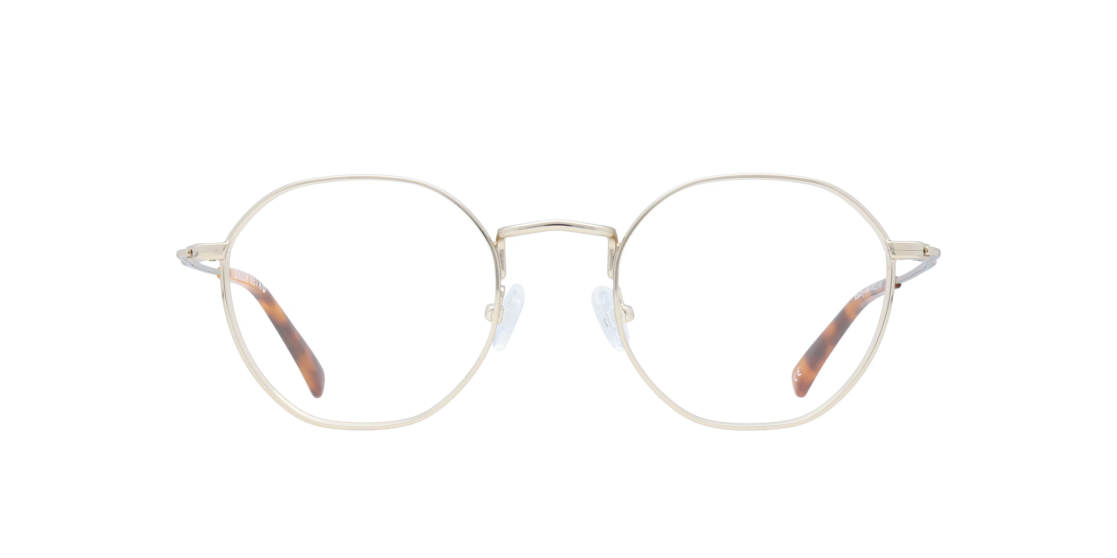 Radley Round Gold Full Rim Eyeglasses