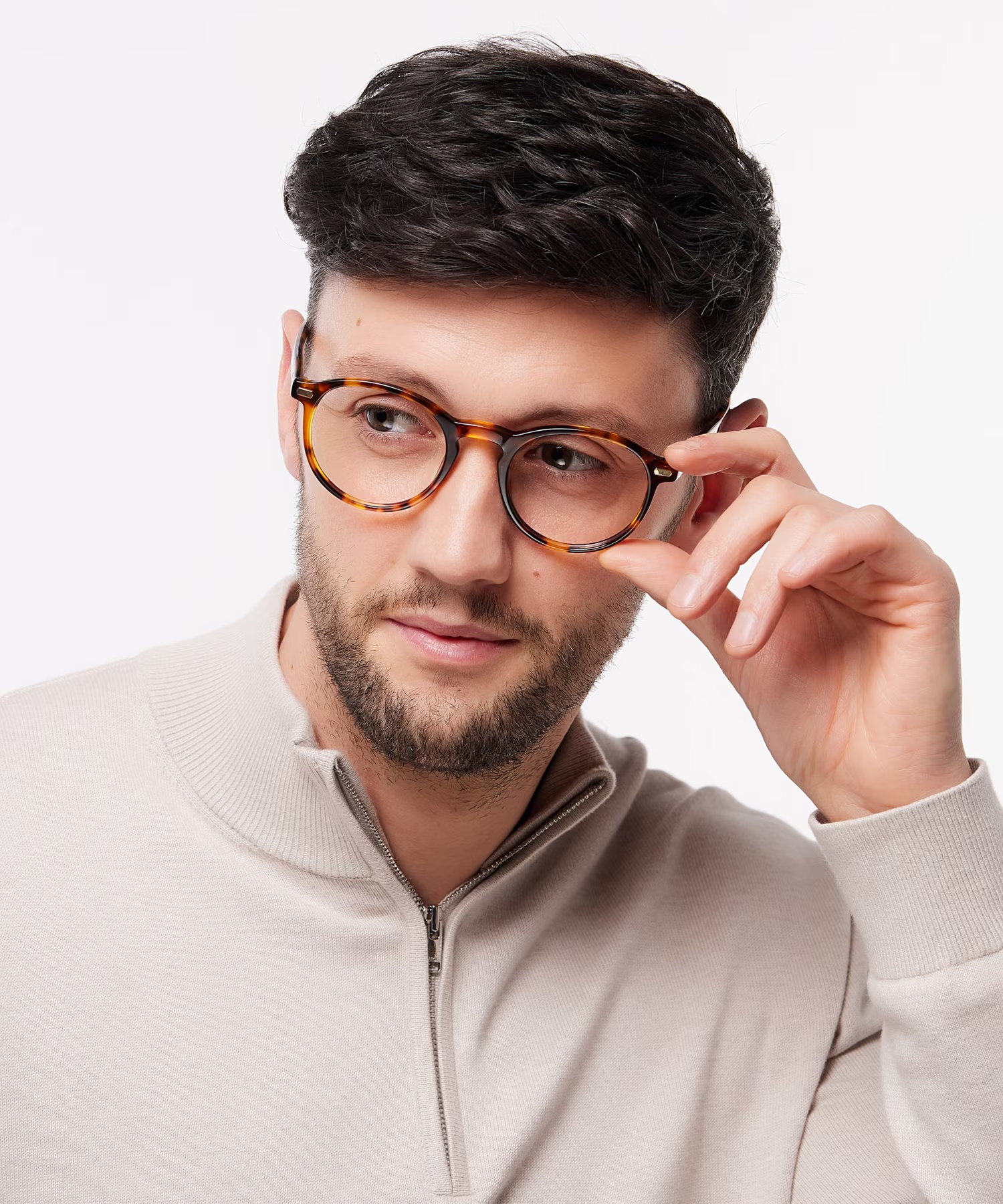 Kian Phantos Havana Glasses for Men 2 Kian Phantos Havana Glasses for Men