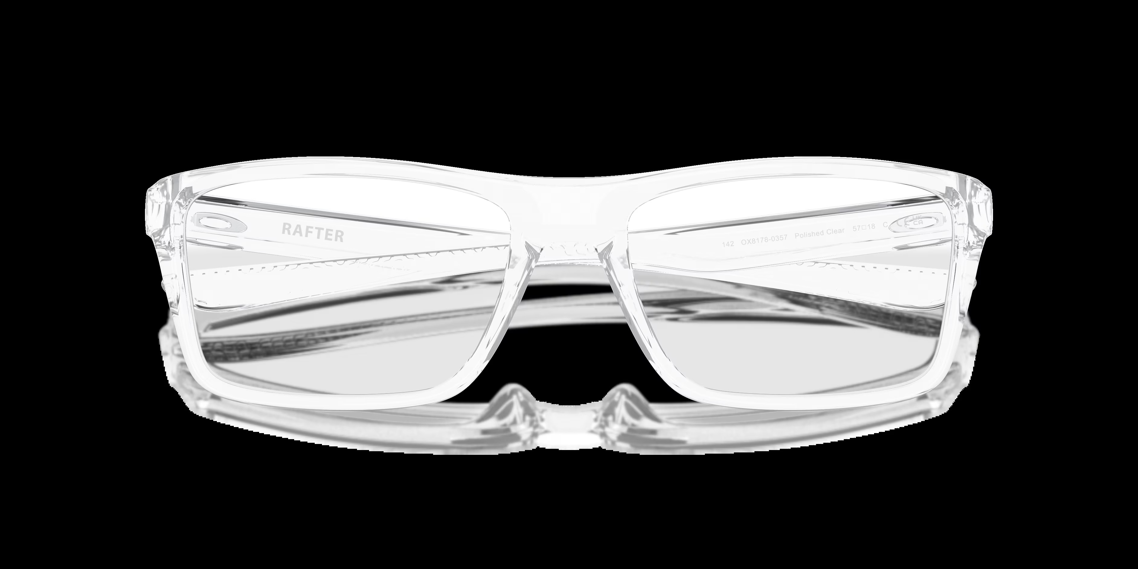 Rafter - Rectangle Polished Clear Frame Glasses For Men 6 Rafter - Rectangle Polished Clear Frame Glasses For Men