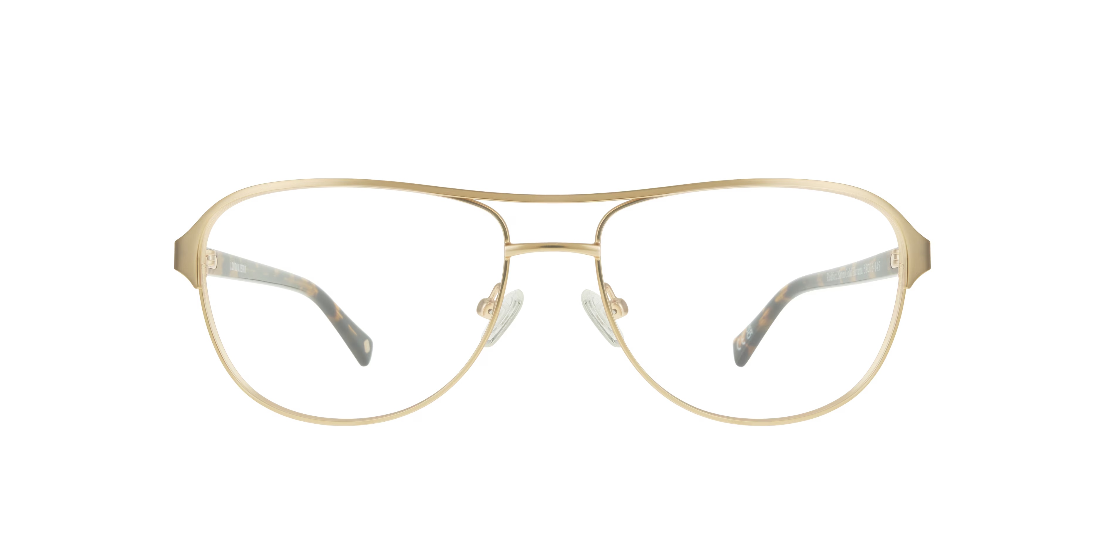Redford Pilot Satin Gold & Havana Glasses for Men