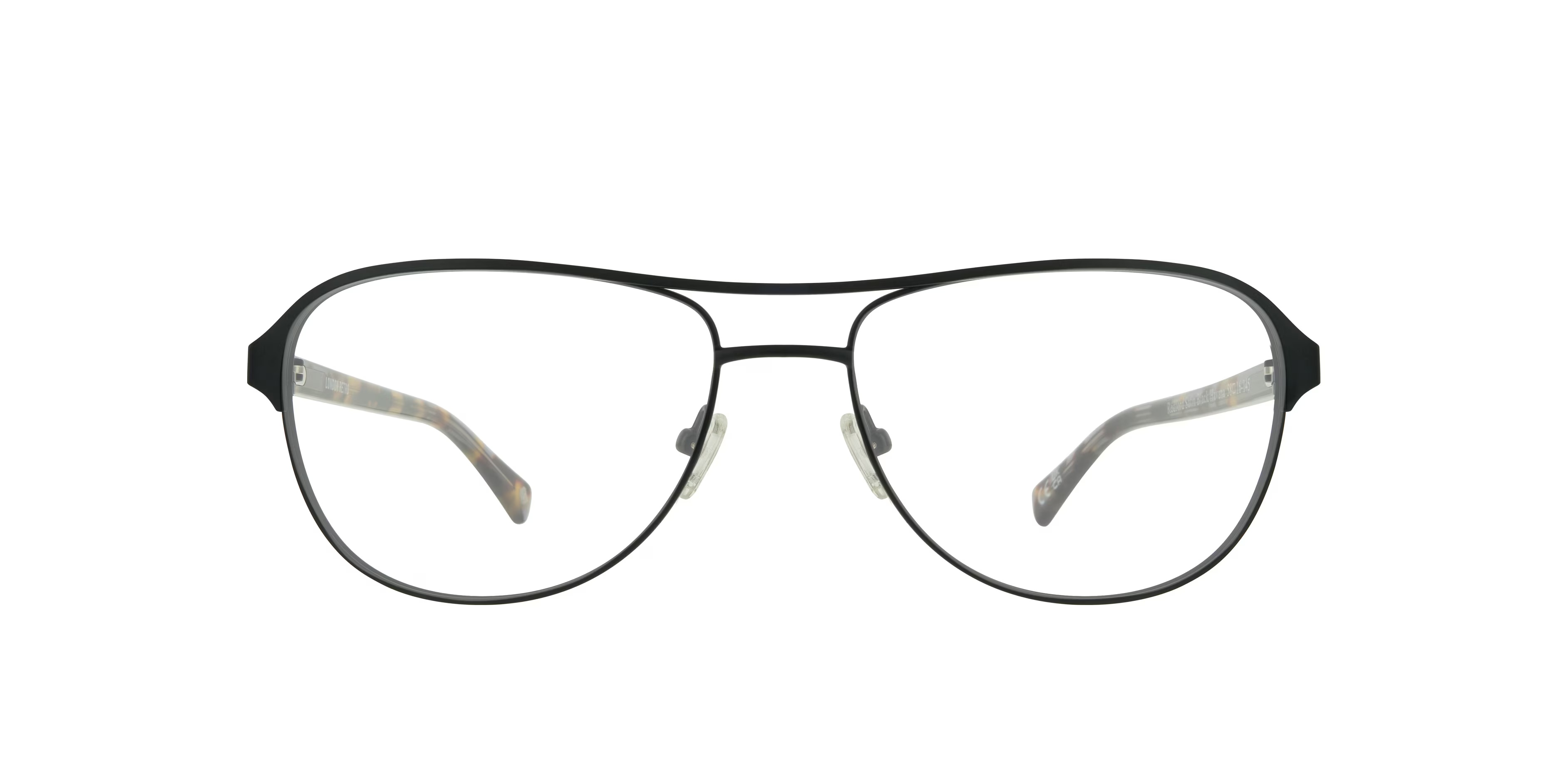 Redford Pilot Satin Black & Havana Glasses for Men