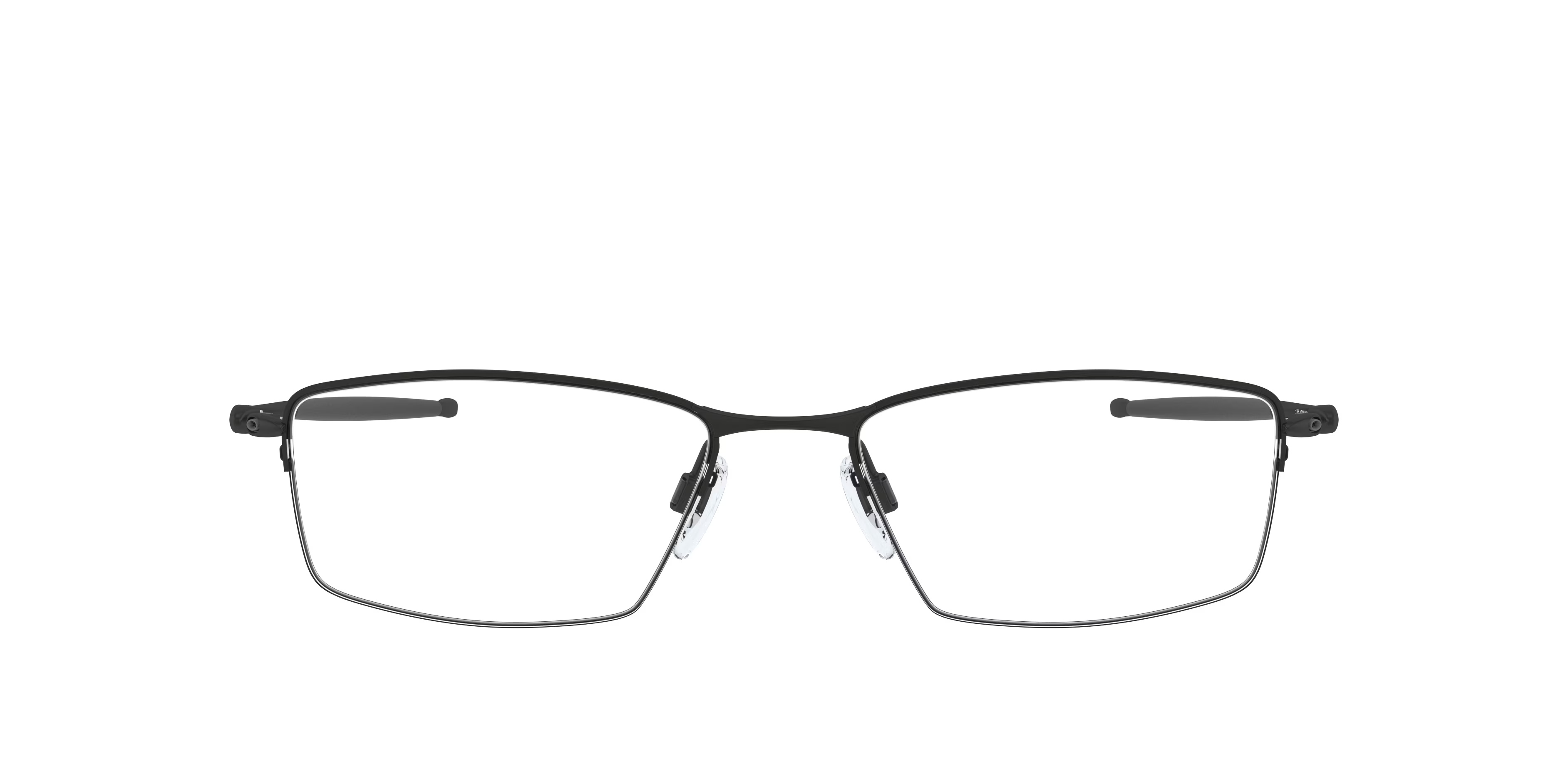 Lizard⢠- Rectangle Satin Black Frame Glasses For Men