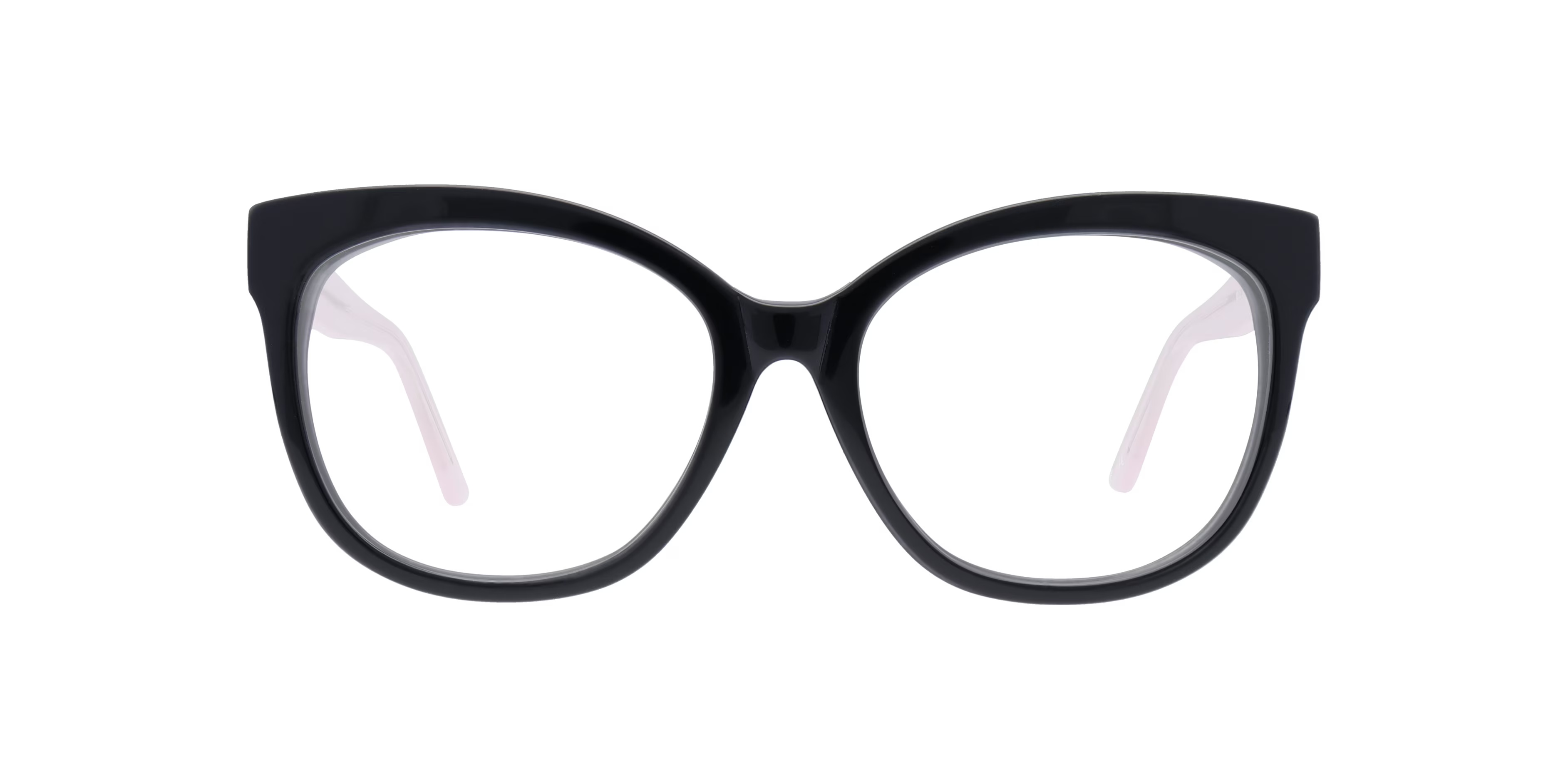 Mila Cat Eye Black & Pink Glasses for Women