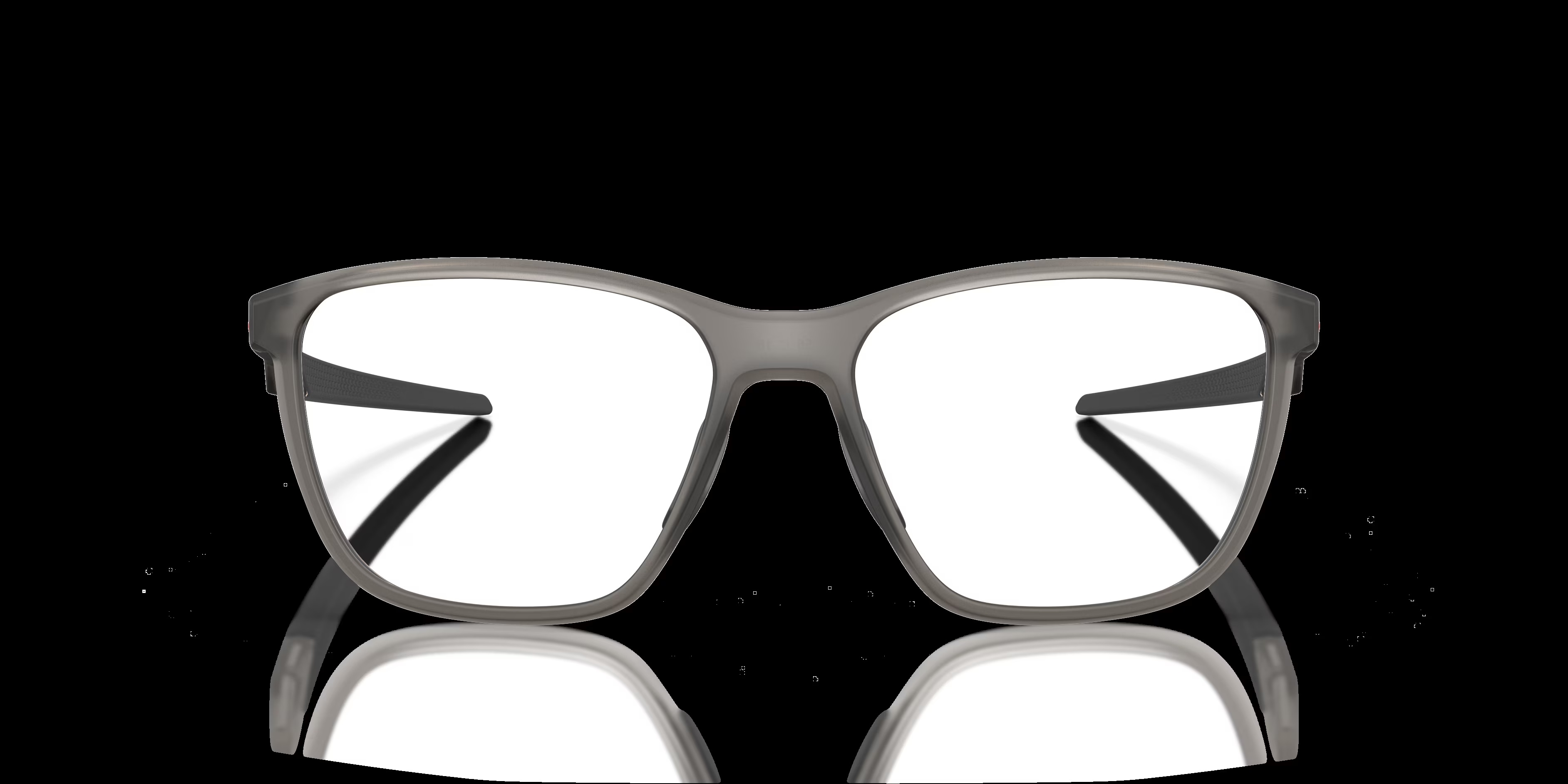 Futurity RS - Square Satin Grey Smoke Frame Glasses For Men