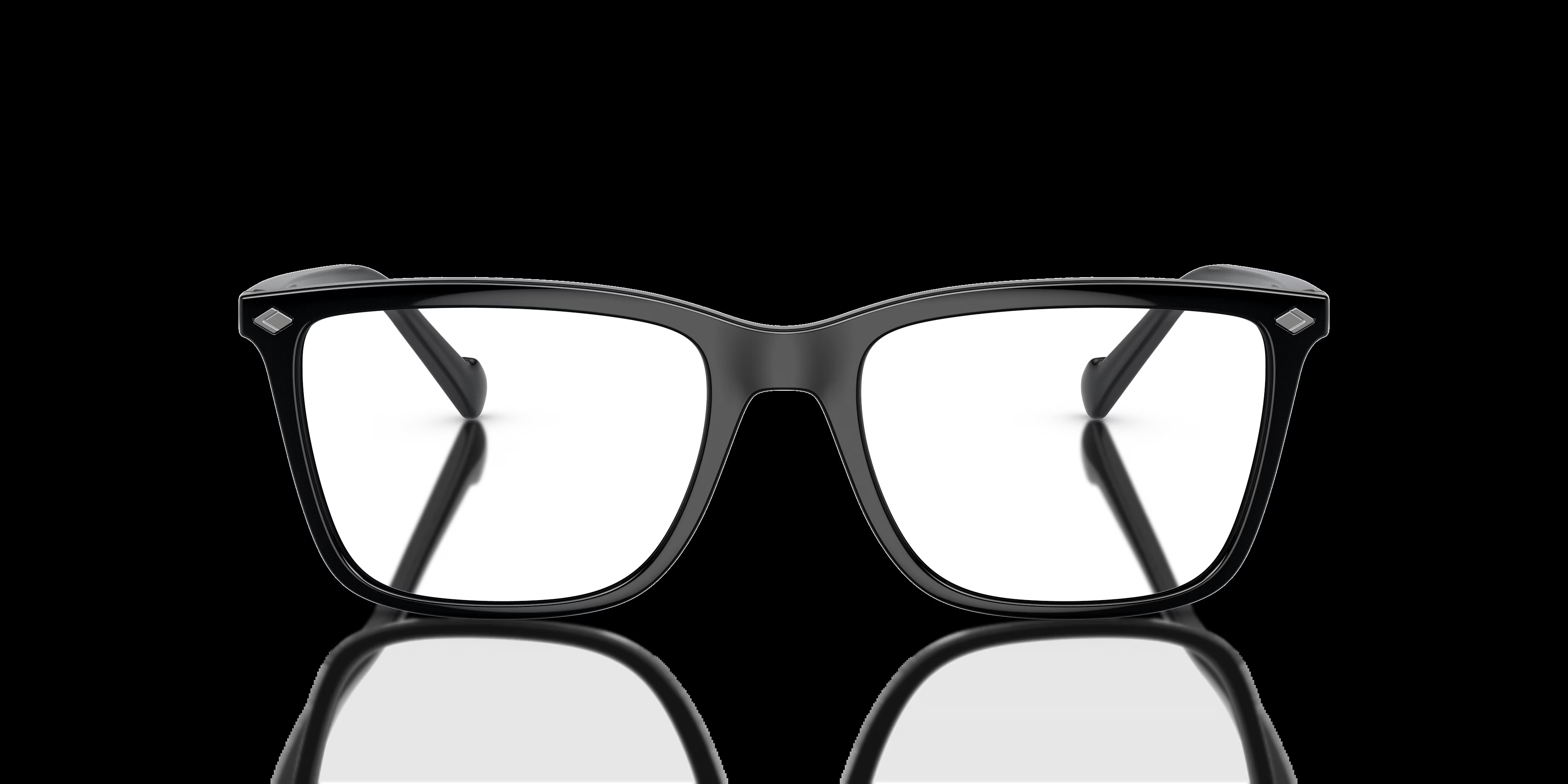 VO5492 - Square Black Frame Glasses For Men