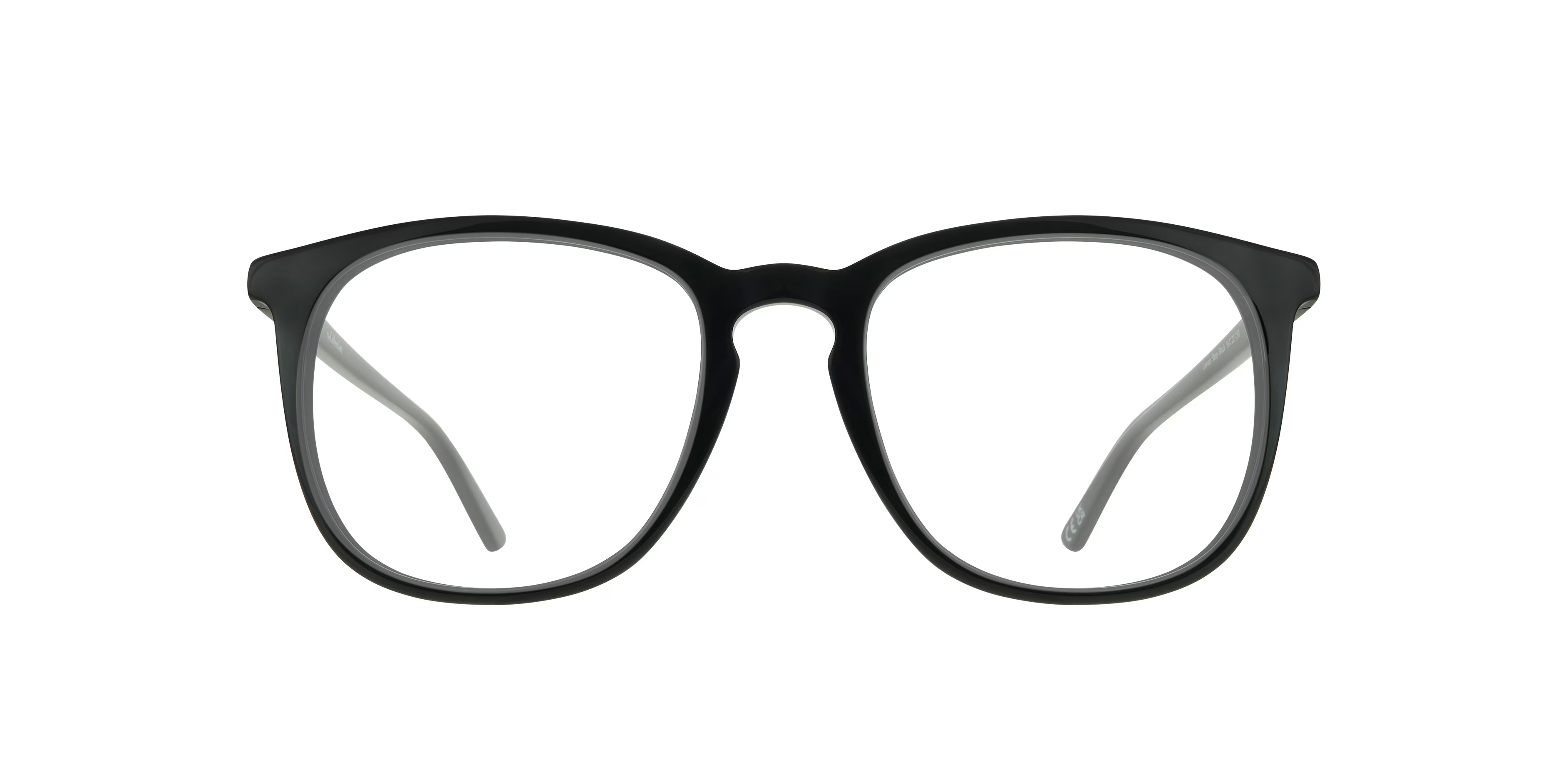 Lawson Square Shiny Black Glasses for Men 1 Lawson Square Shiny Black Glasses for Men