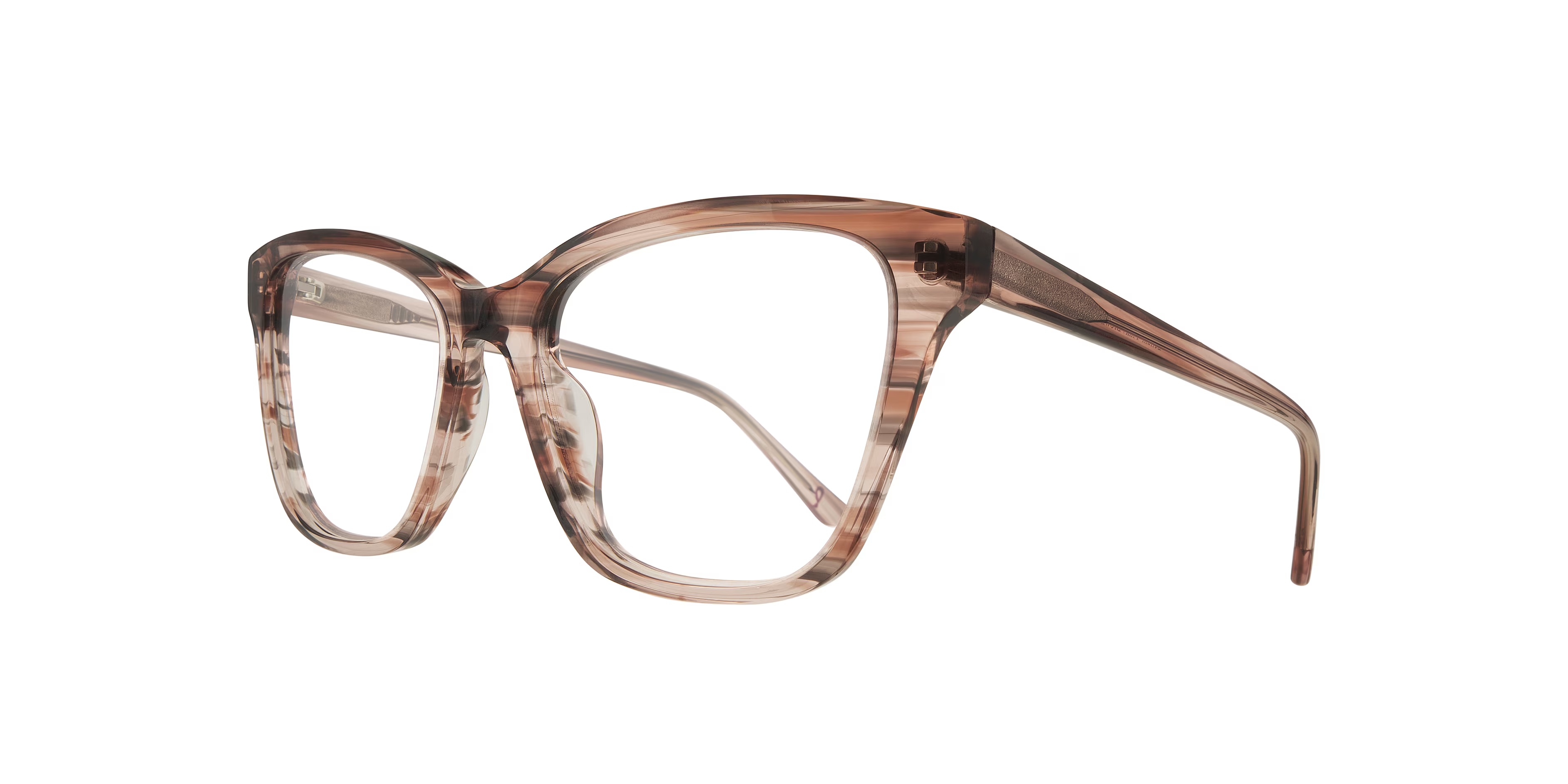 Leilani Cat Eye Pink & Brown Glasses for Women 2 Leilani Cat Eye Pink & Brown Glasses for Women