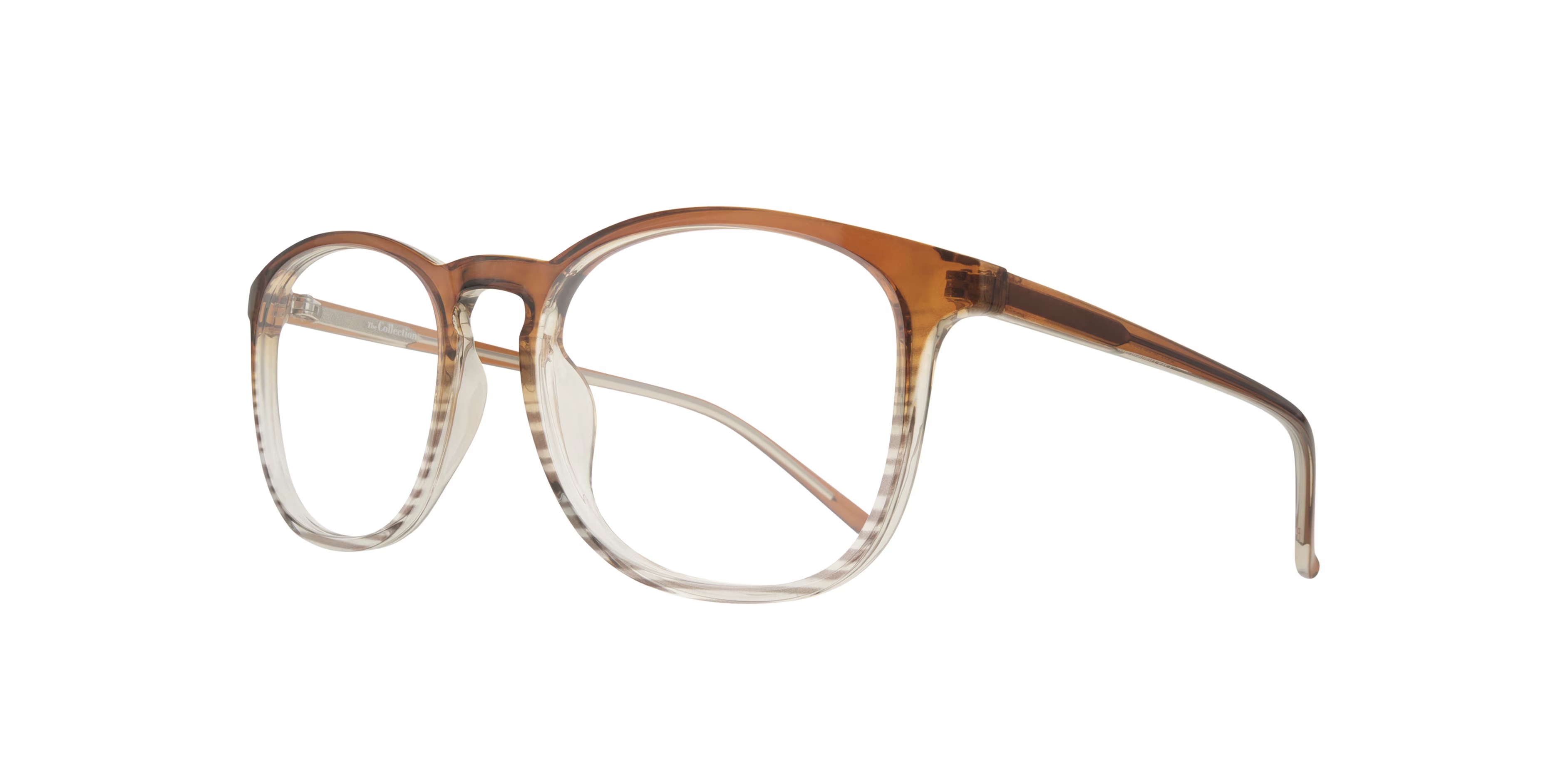 Lake Square Gradient Brown Full Rim Eyeglasses 2 Lake Square Gradient Brown Full Rim Eyeglasses