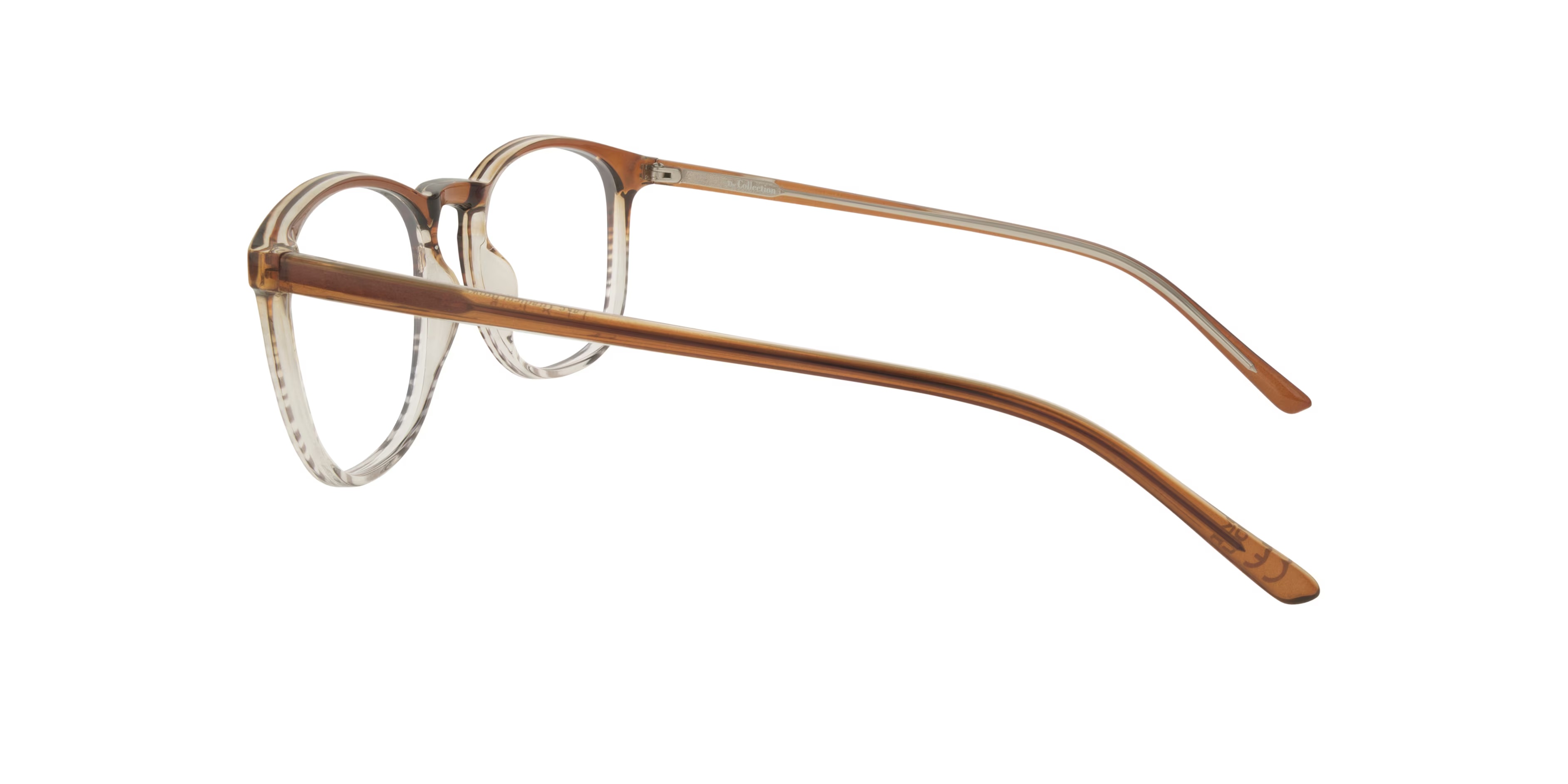 Lake Square Gradient Brown Full Rim Eyeglasses 3 Lake Square Gradient Brown Full Rim Eyeglasses