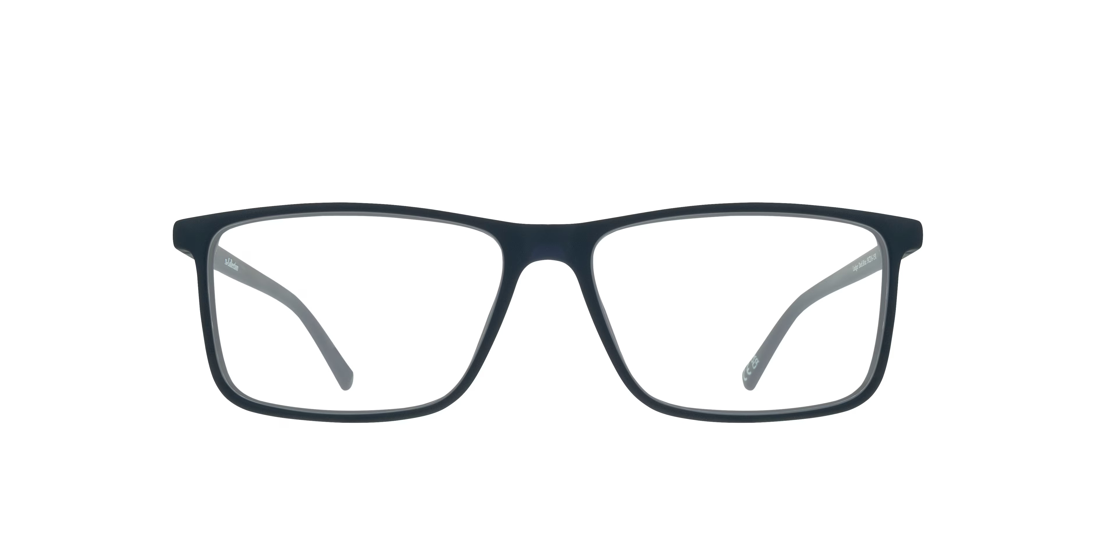 Ledger Rectangle Dark Blue Glasses for Men 1 Ledger Rectangle Dark Blue Glasses for Men