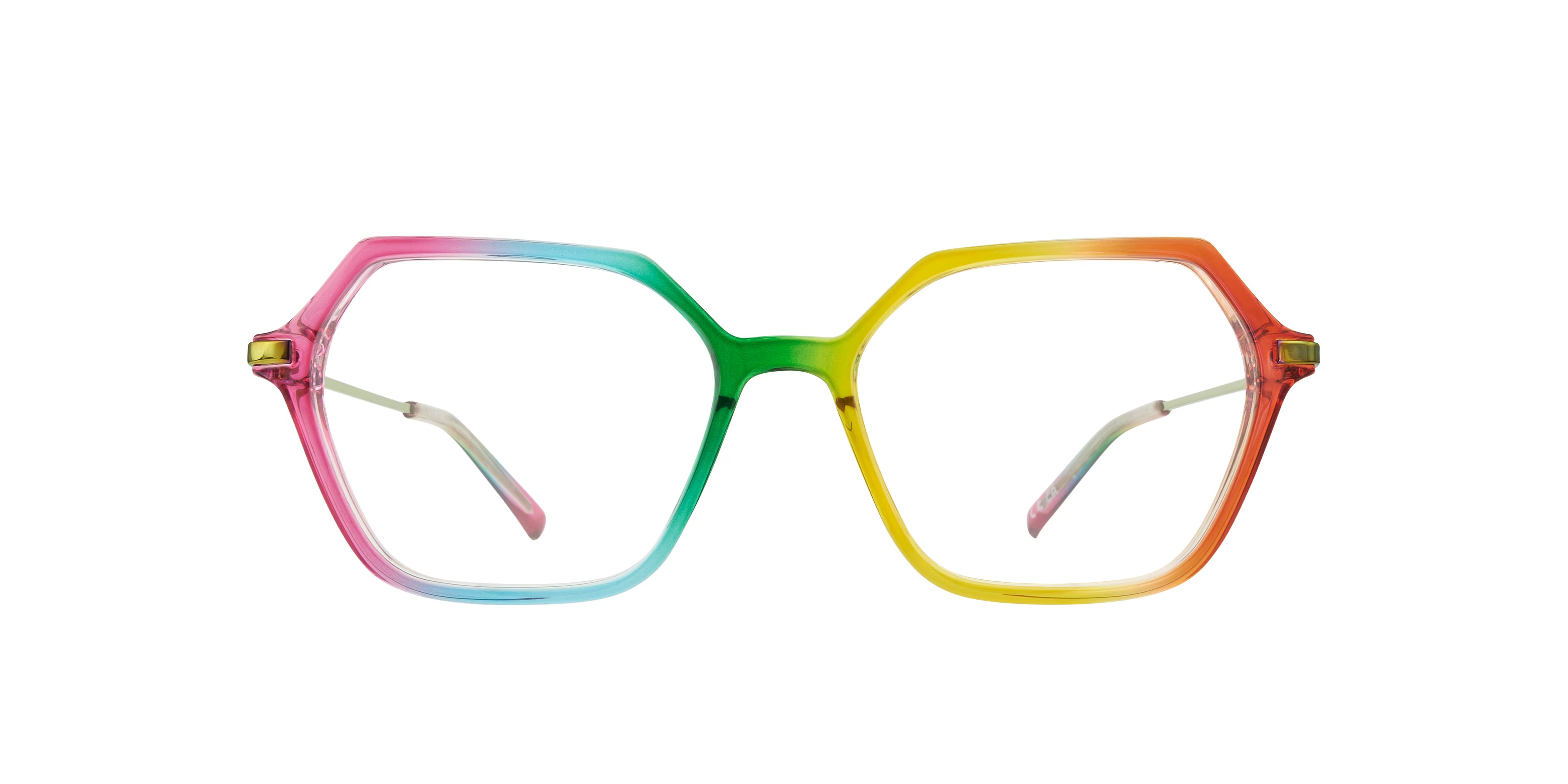 Limitless Irregular Rainbow Full Rim Eyeglasses
