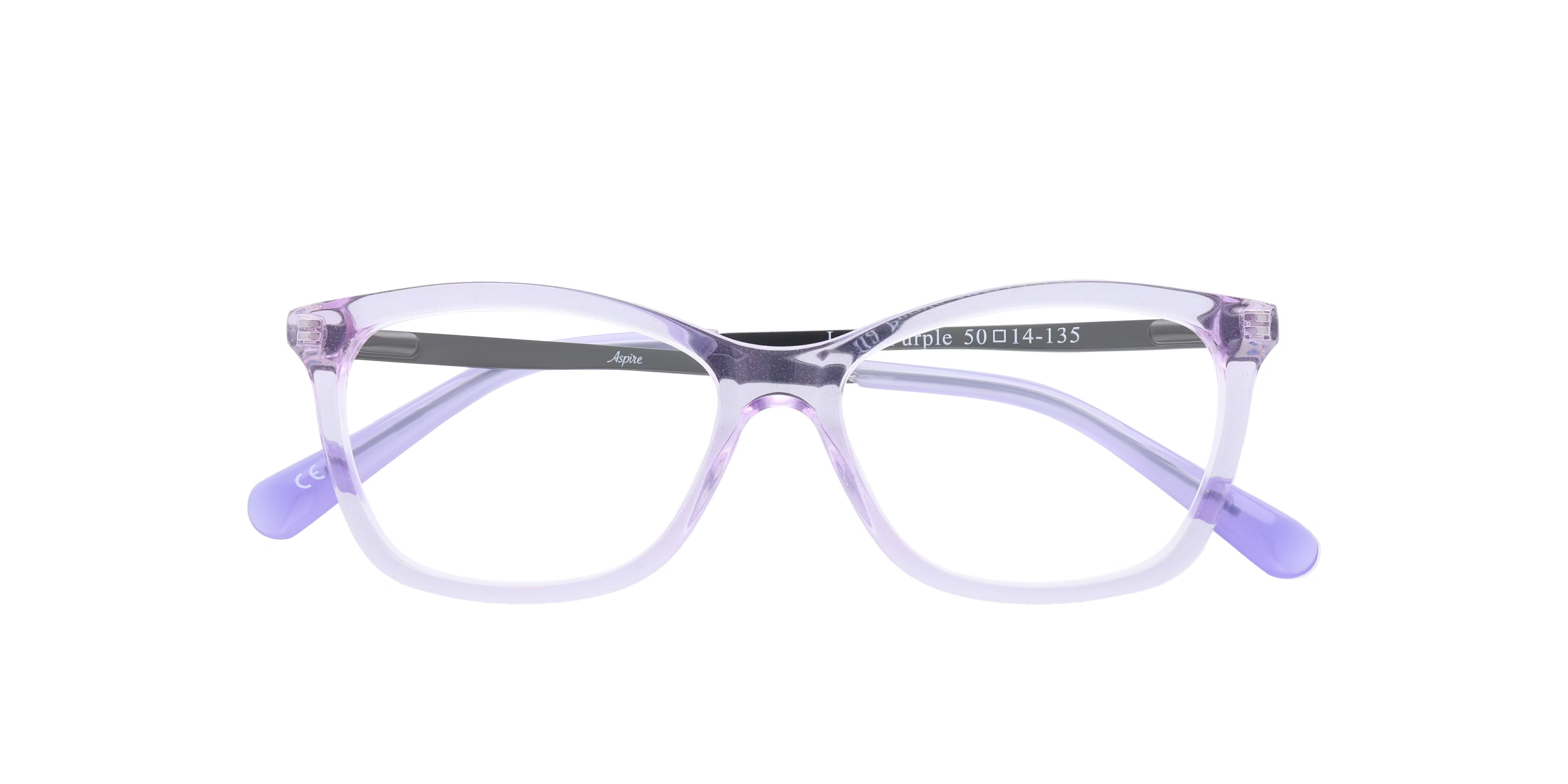 Luna Rectangle Purple Glasses for Women 6 Luna Rectangle Purple Glasses for Women