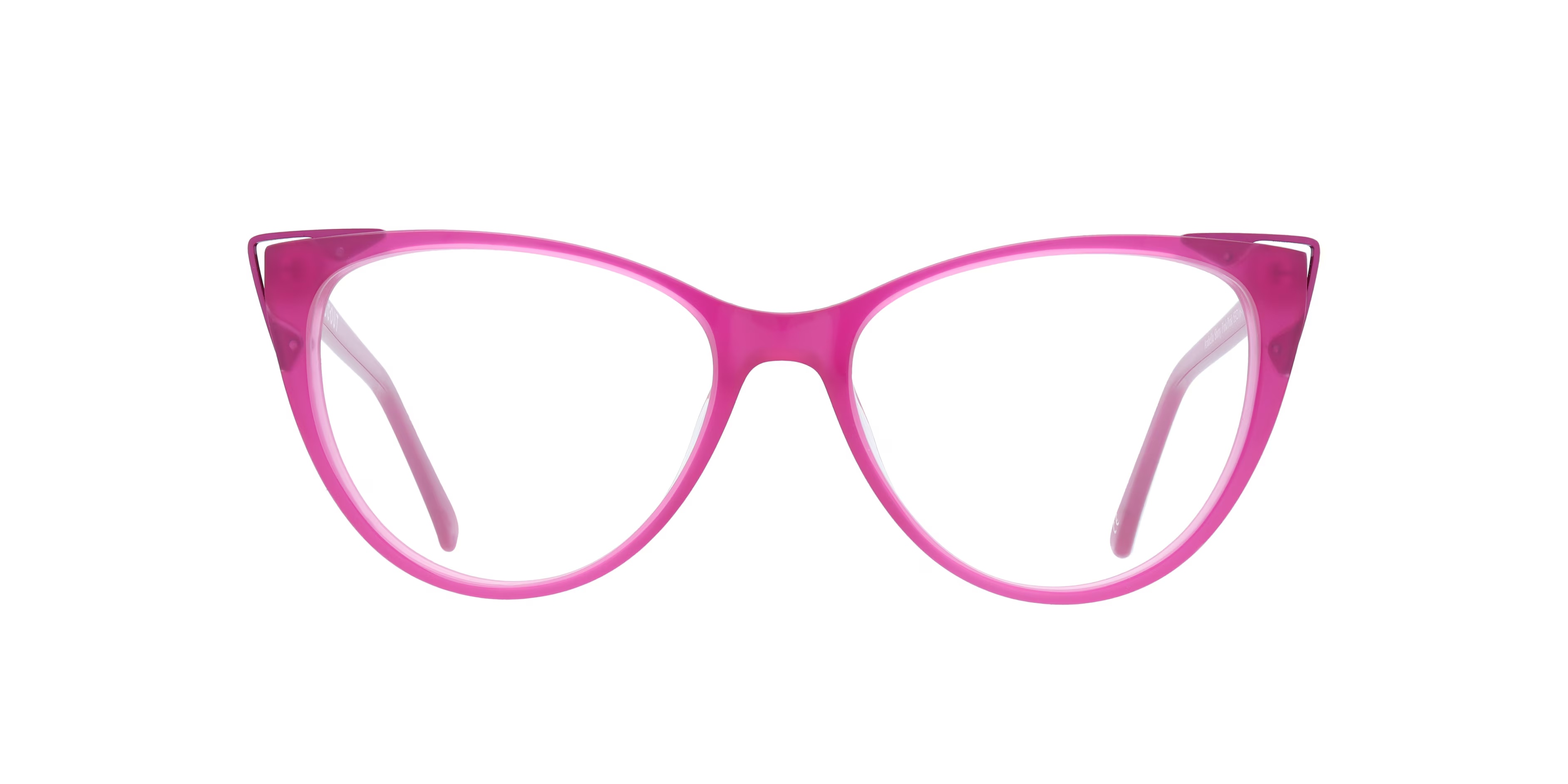 Arabella Cat Eye Shiny Pink & Pink Glasses for Women