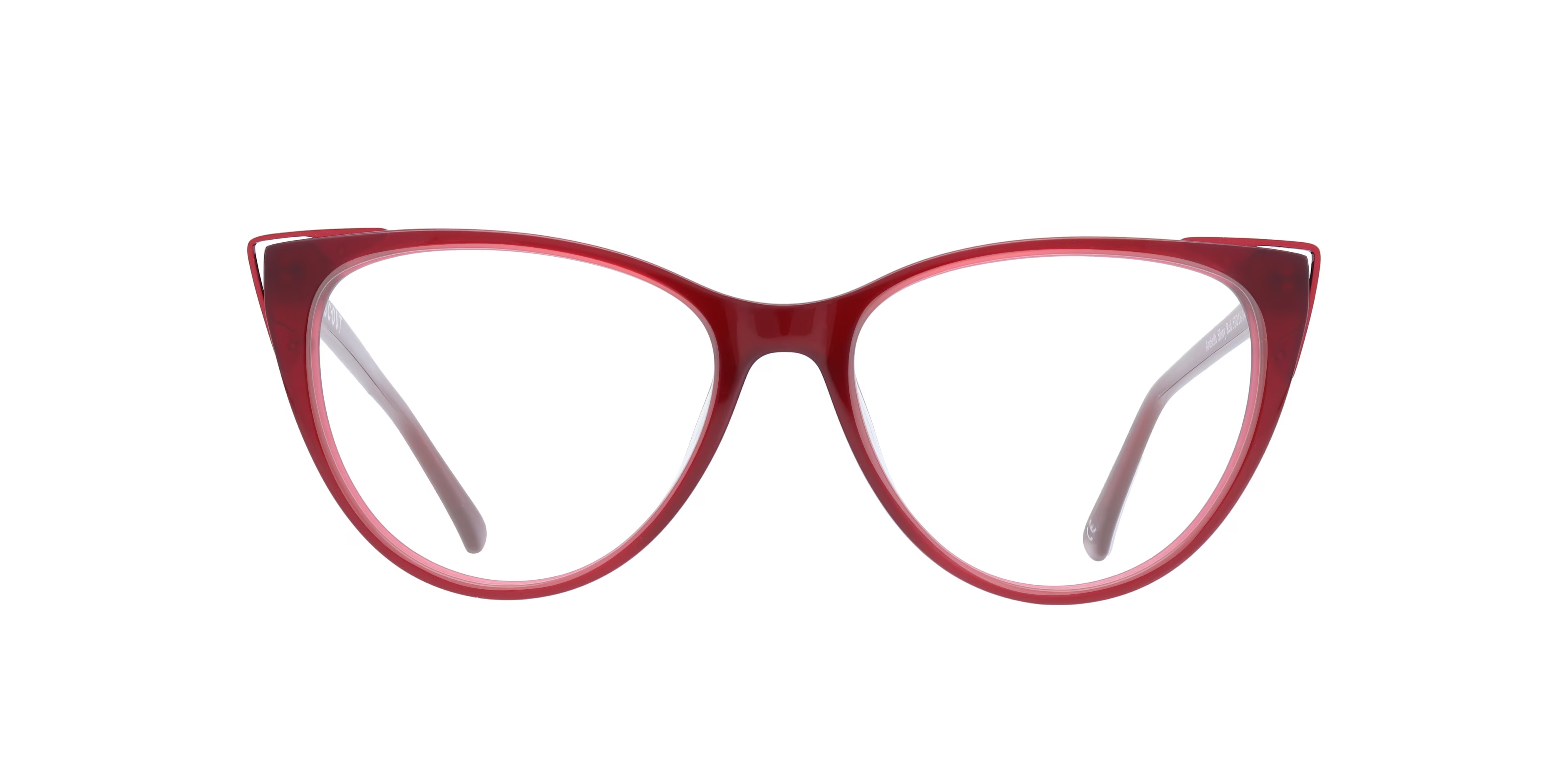 Arabella Cat Eye Shiny Red Glasses for Women