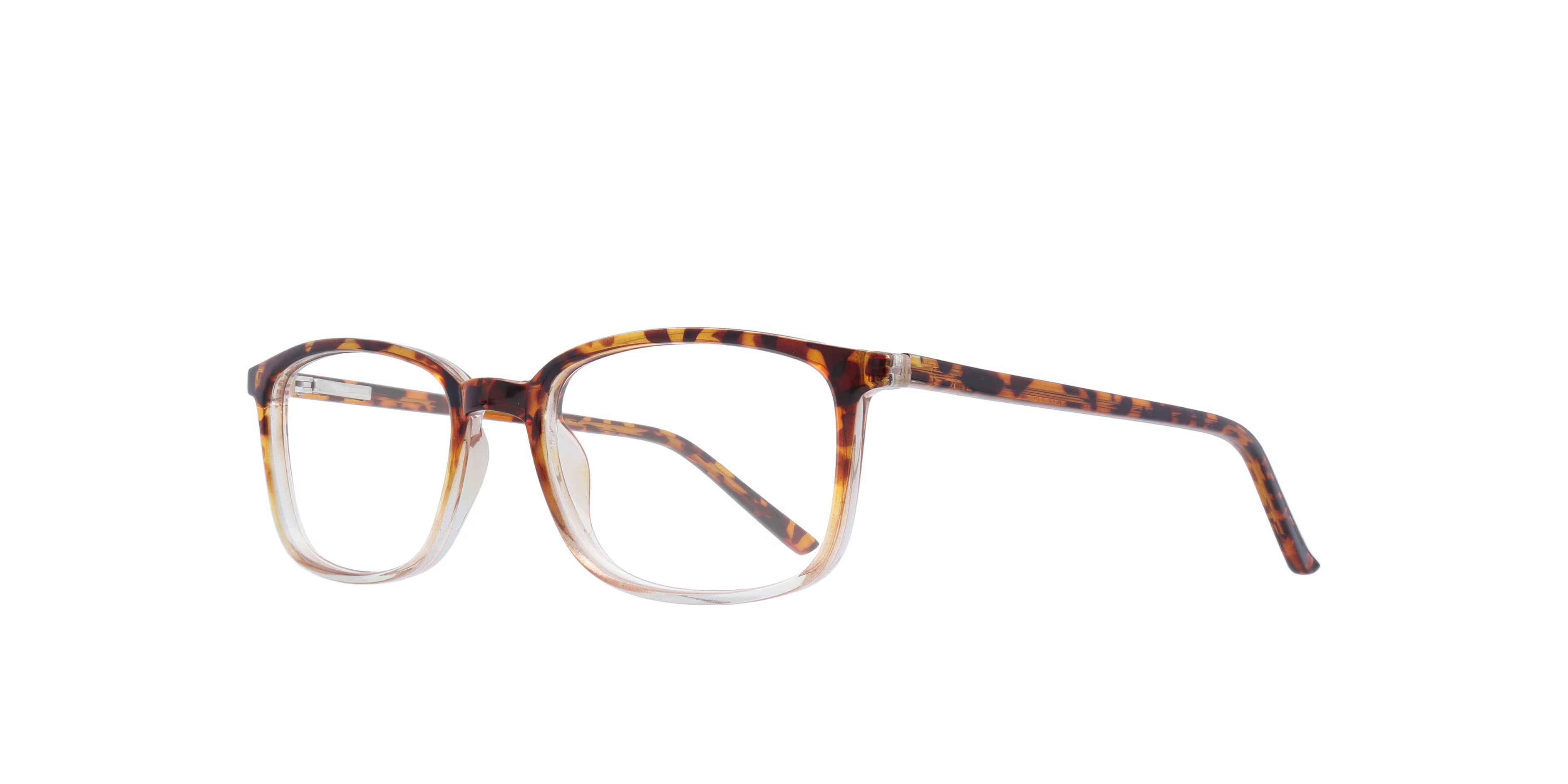 Ashlyn Rectangle Gradient Havana Glasses for Women 4 Ashlyn Rectangle Gradient Havana Glasses for Women