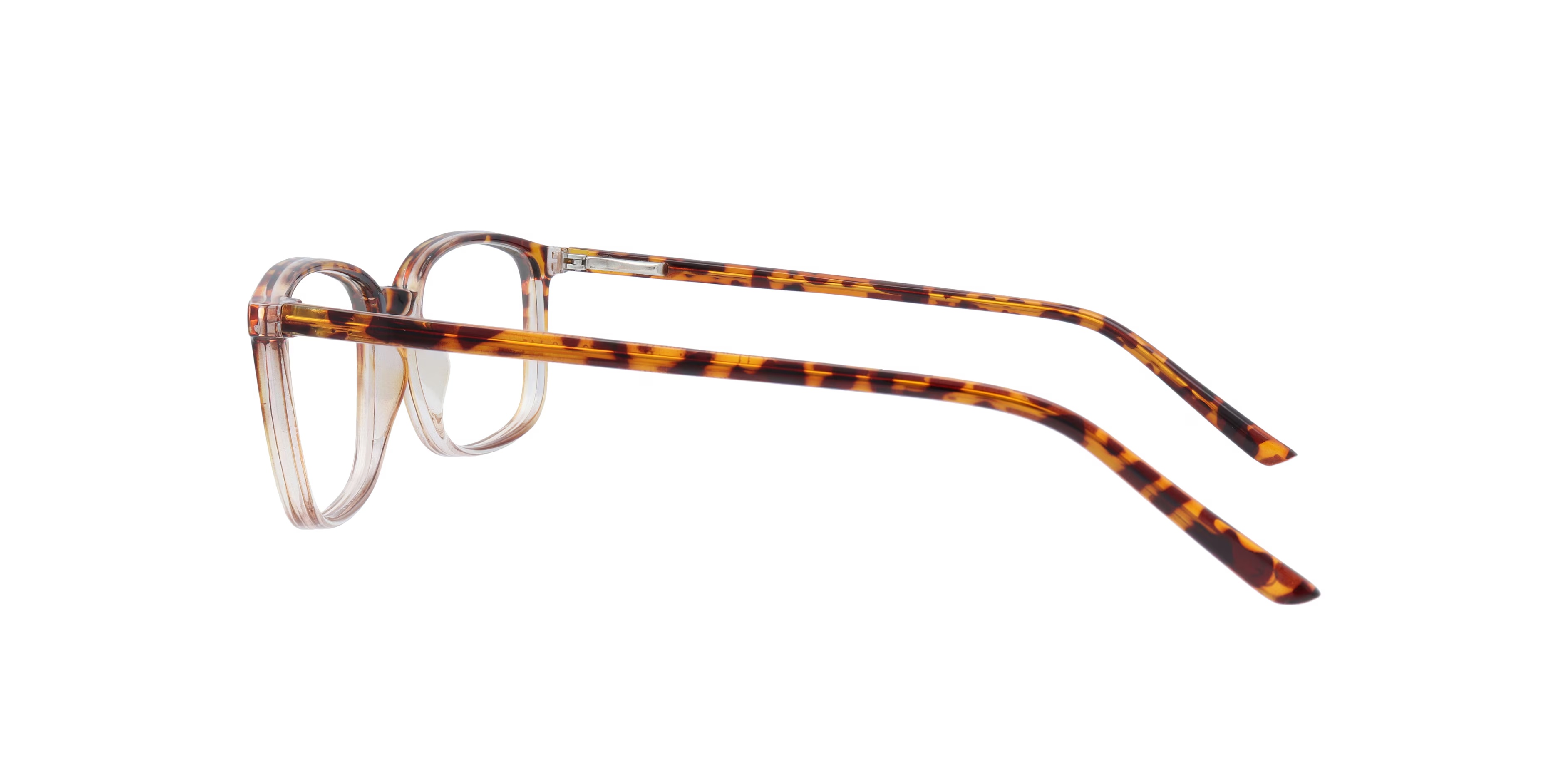 Ashlyn Rectangle Gradient Havana Glasses for Women 5 Ashlyn Rectangle Gradient Havana Glasses for Women