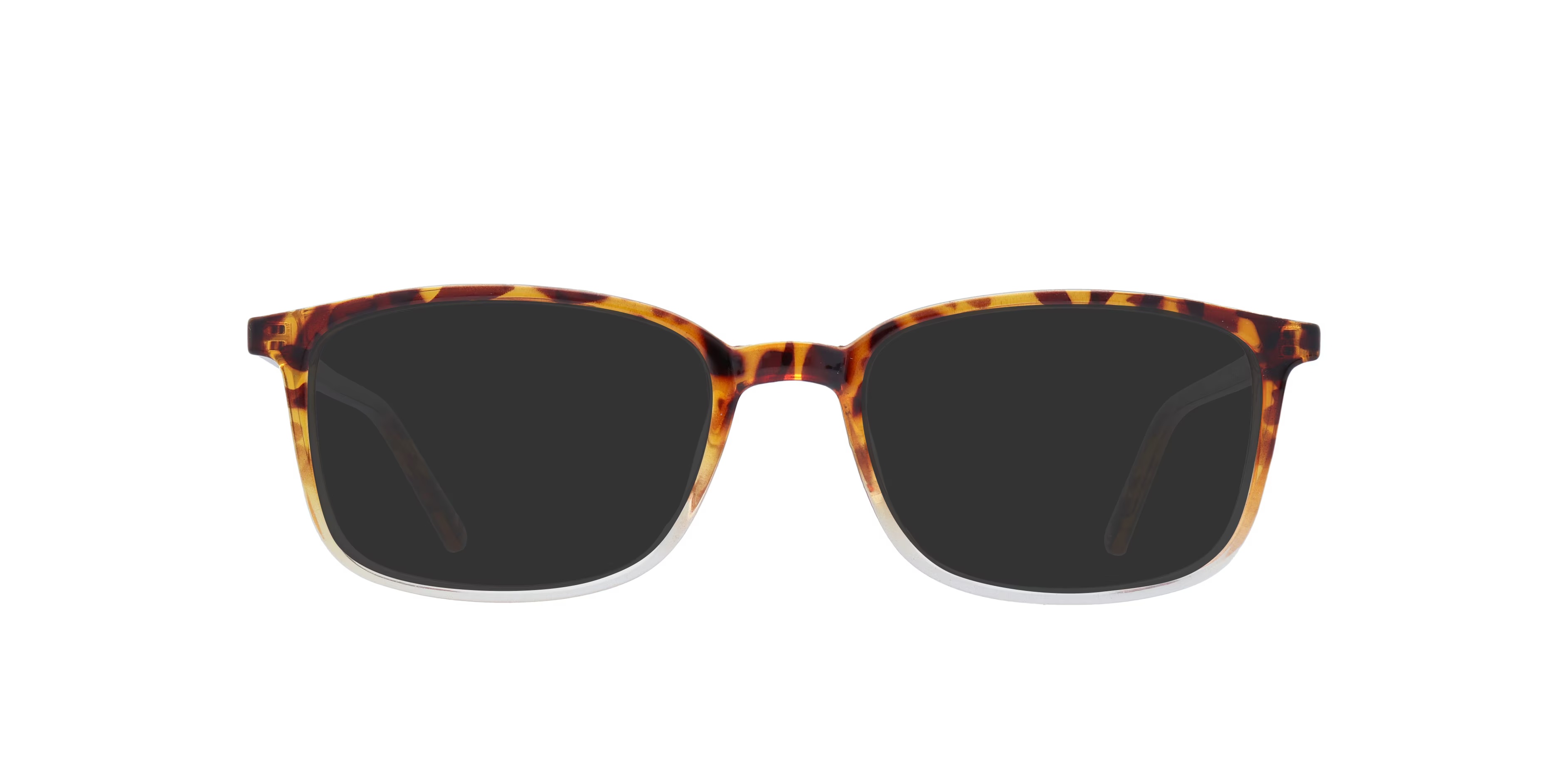 Ashlyn Rectangle Gradient Havana Glasses for Women 7 Ashlyn Rectangle Gradient Havana Glasses for Women