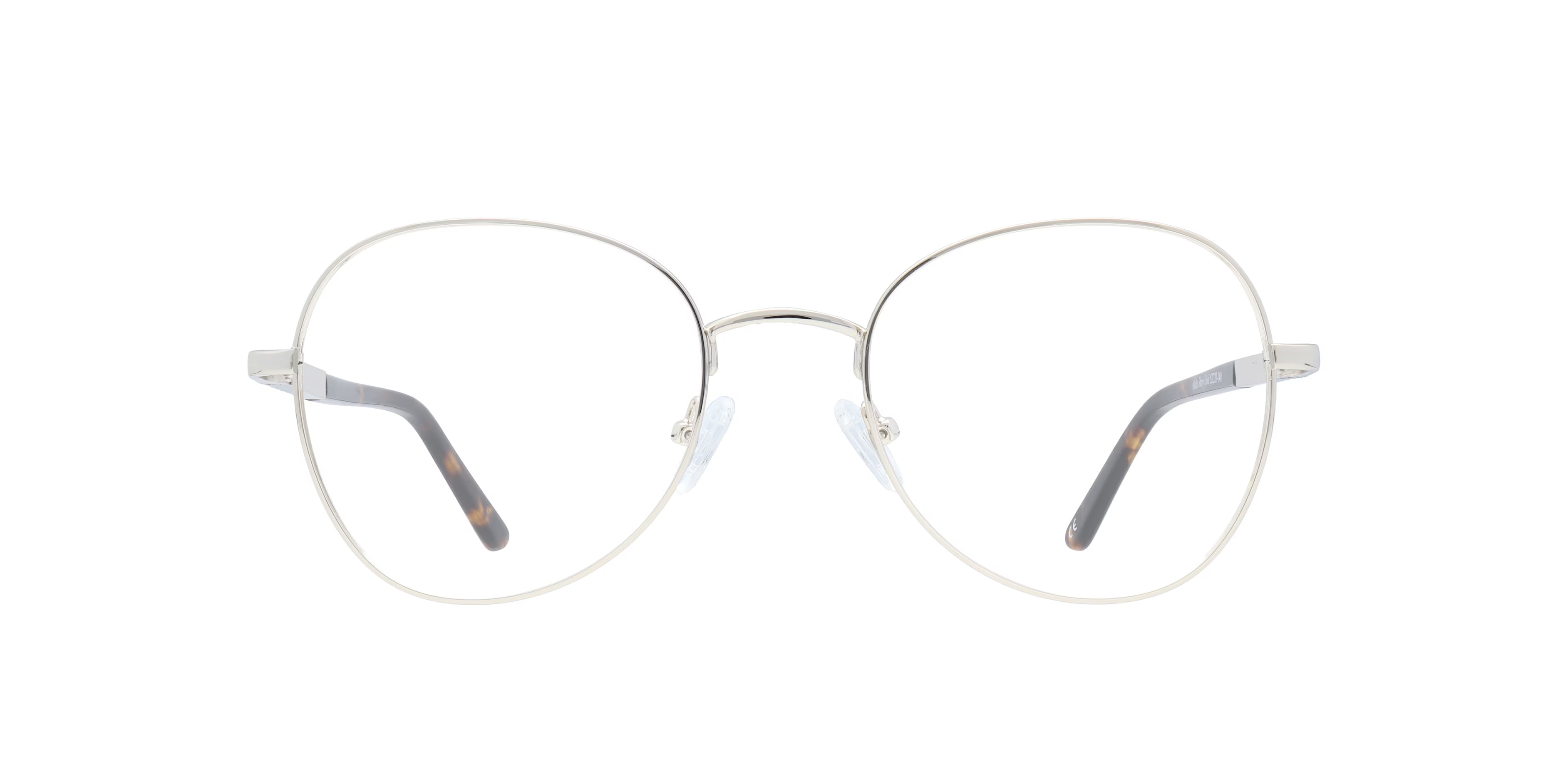 Aida Round Shiny Gold Glasses for Women