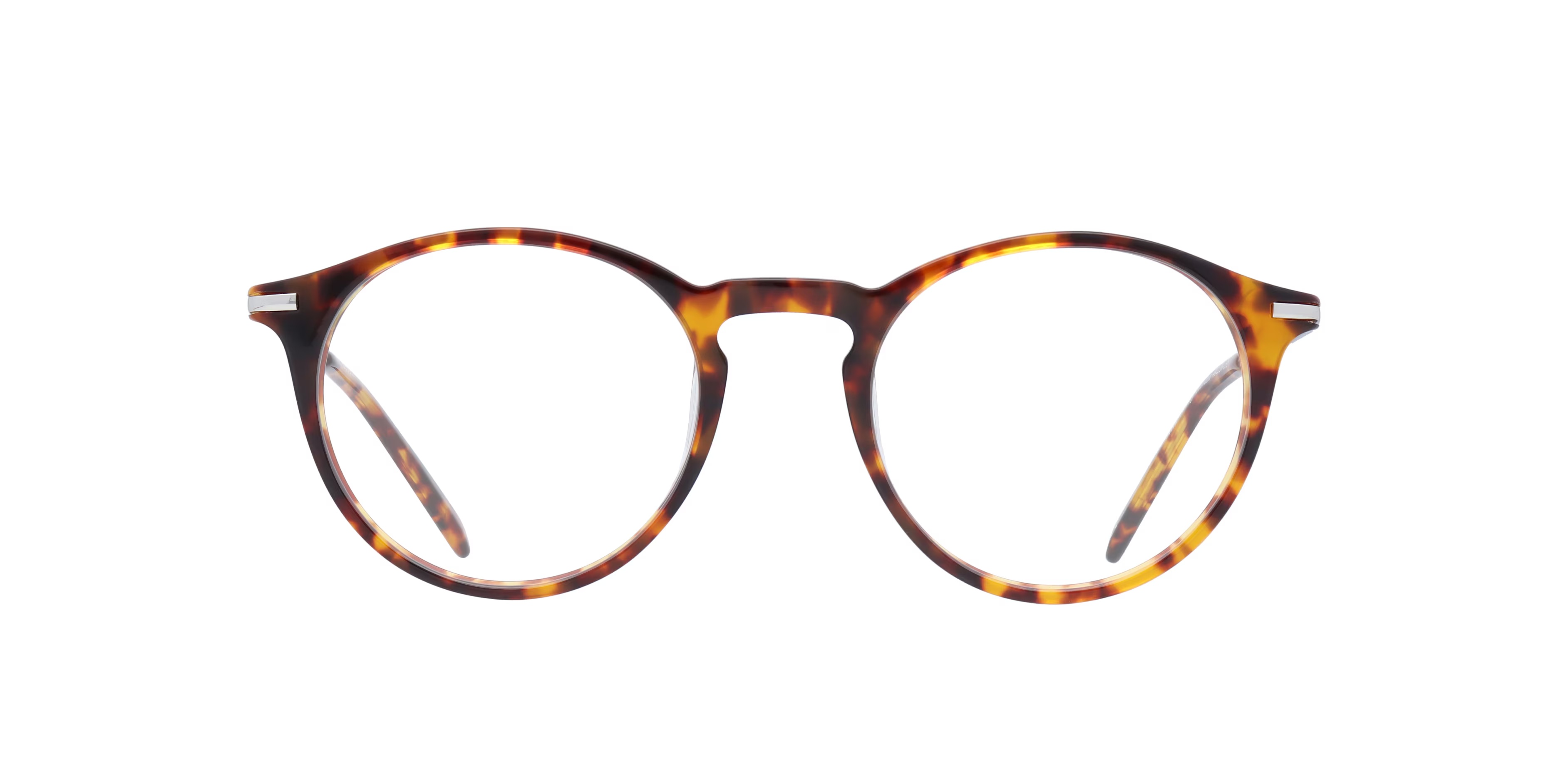 Aria Round Shiny Havana Full Rim Eyeglasses