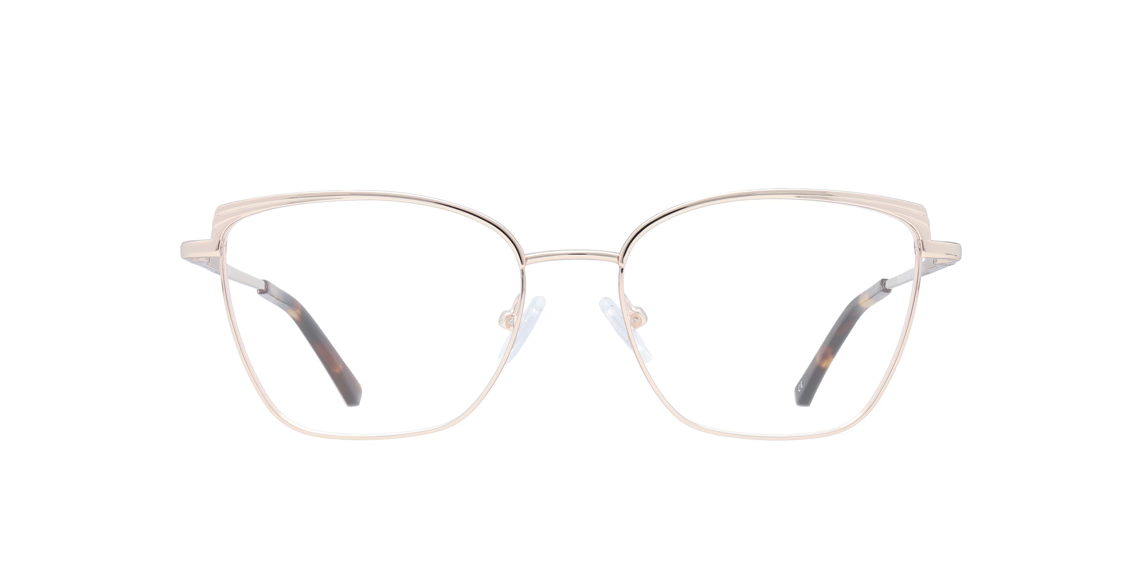 Angelica Cat Eye Gold Glasses for Women