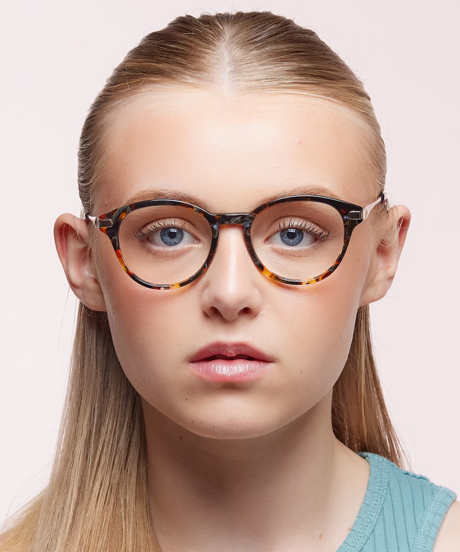 Genova Round Tortoise Glasses for Women 2 Genova Round Tortoise Glasses for Women