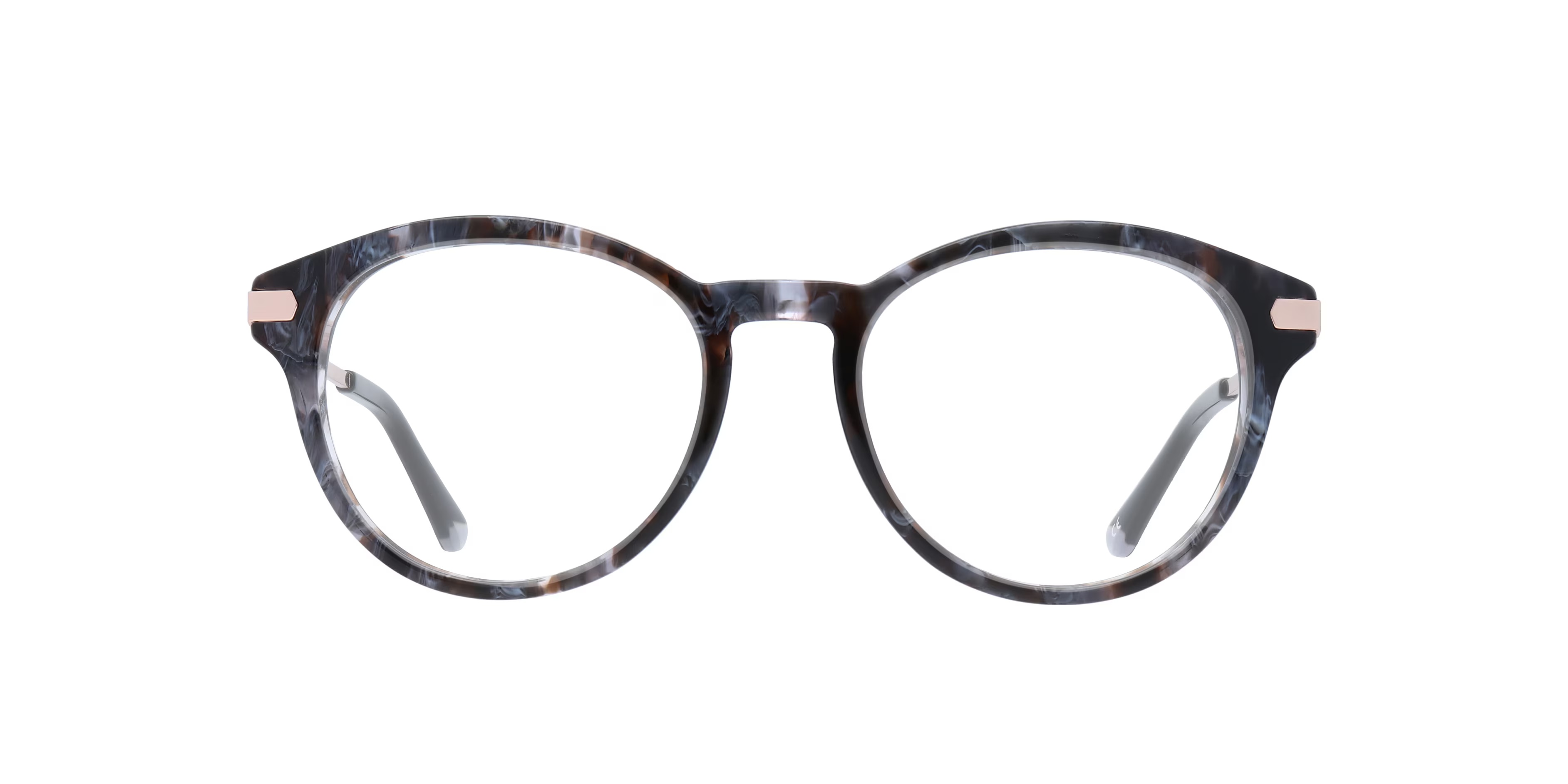 Genova Round Black Glasses for Women