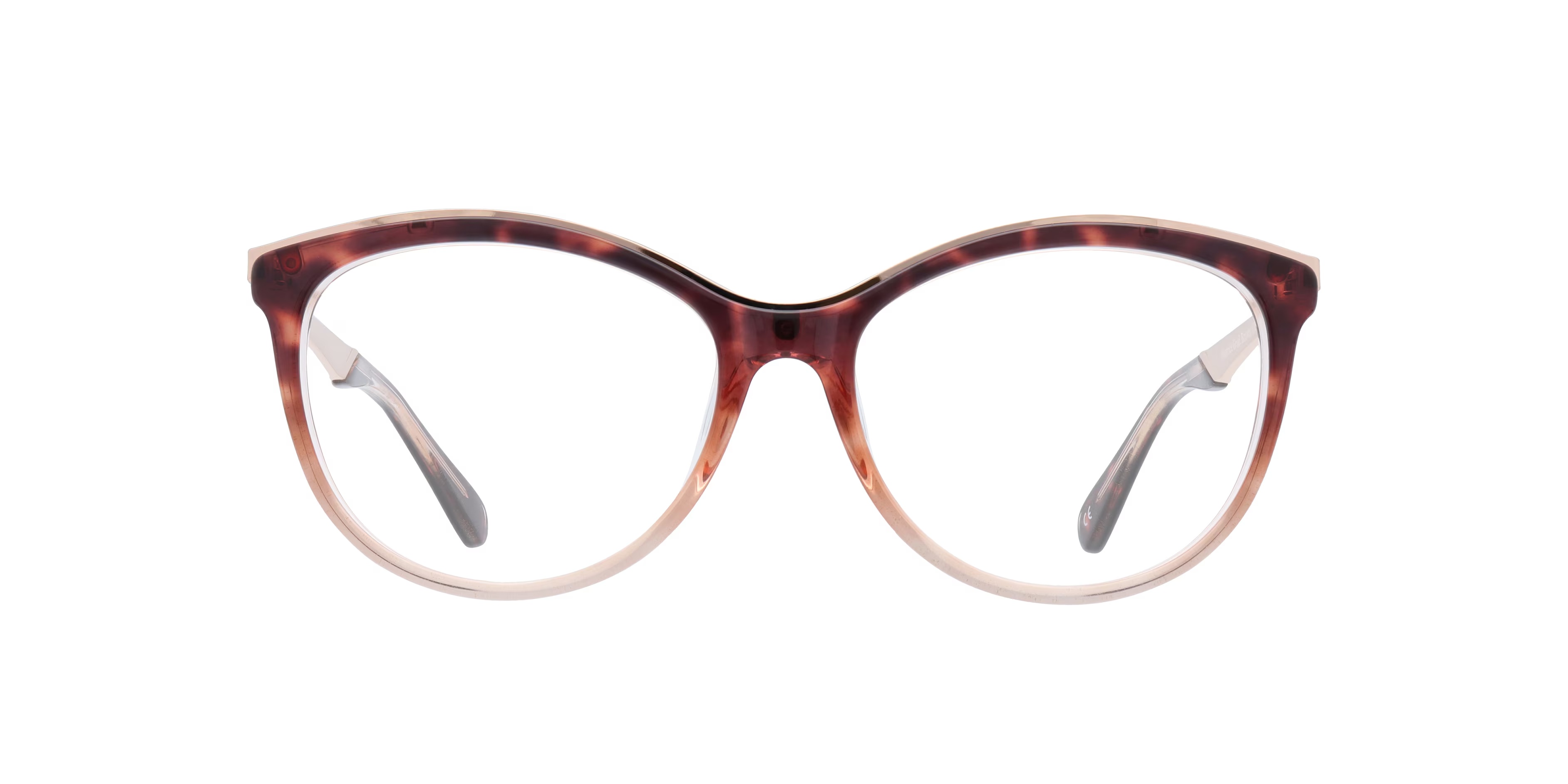 Beatrice Cat Eye Gradient Brown Glasses for Women