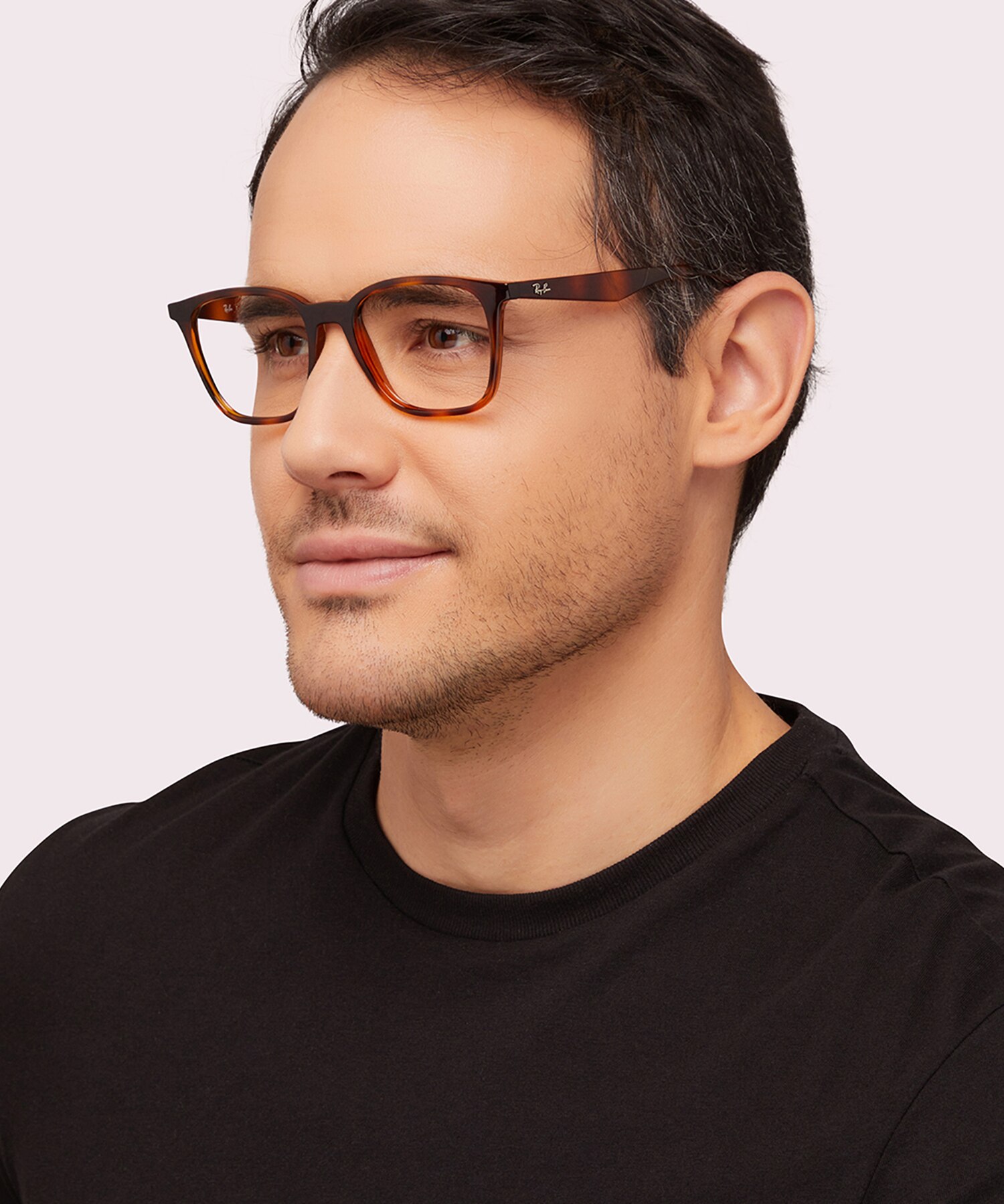 RB7177 - Square Havana Frame Eyeglasses 5 RB7177 - Square Havana Frame Eyeglasses