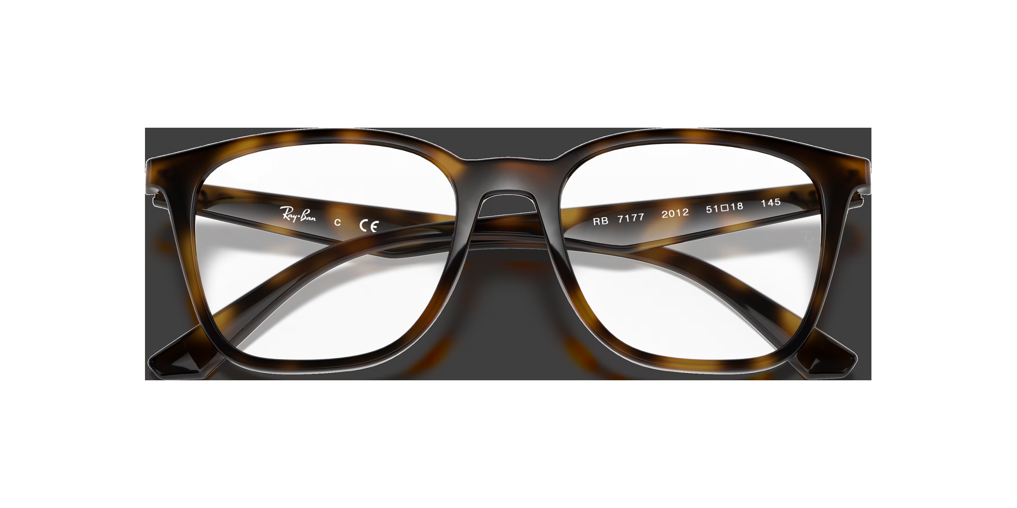 RB7177 - Square Havana Frame Eyeglasses 8 RB7177 - Square Havana Frame Eyeglasses