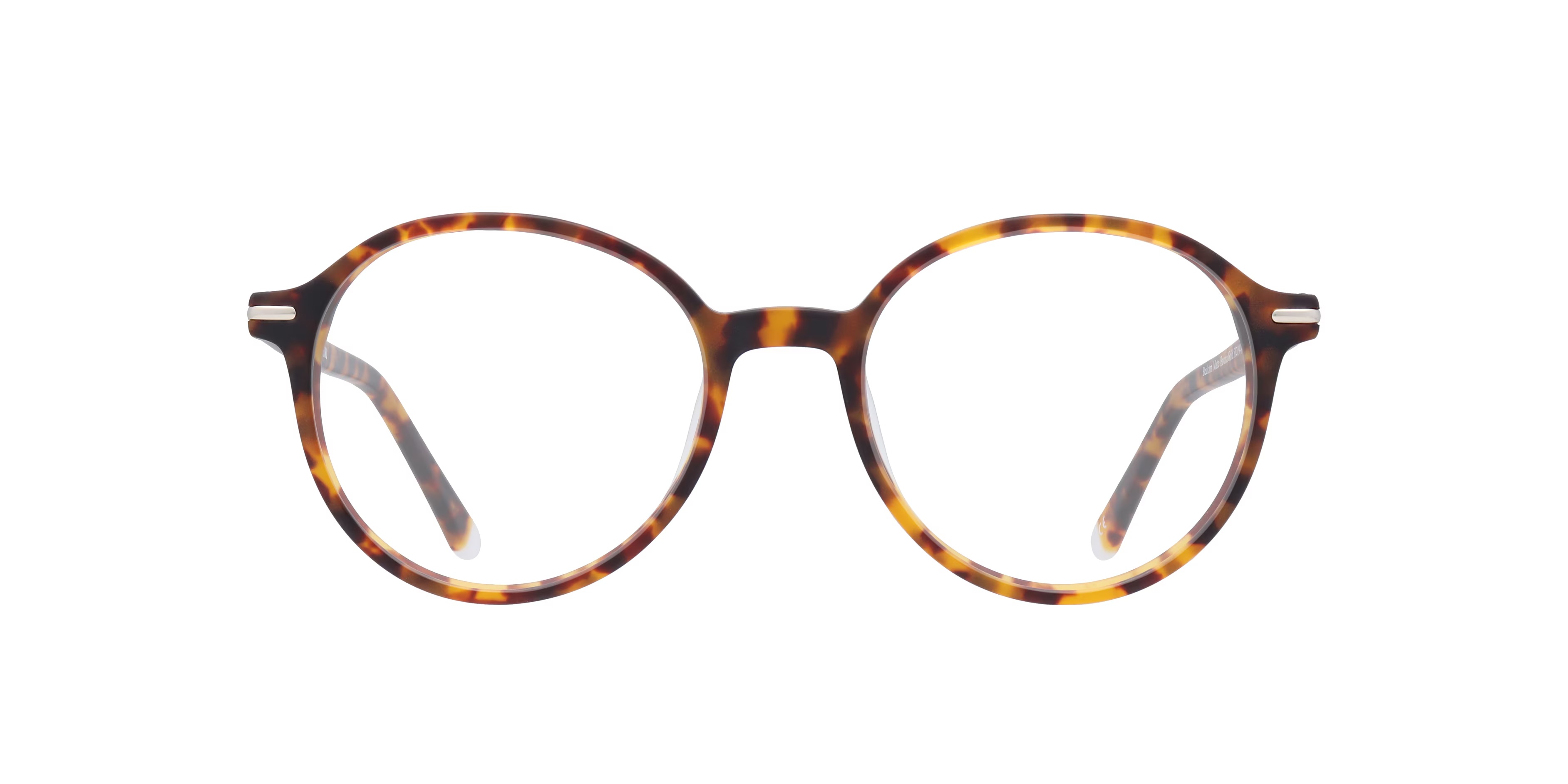 Beckton Round Matte Havana & Gold Full Rim Eyeglasses