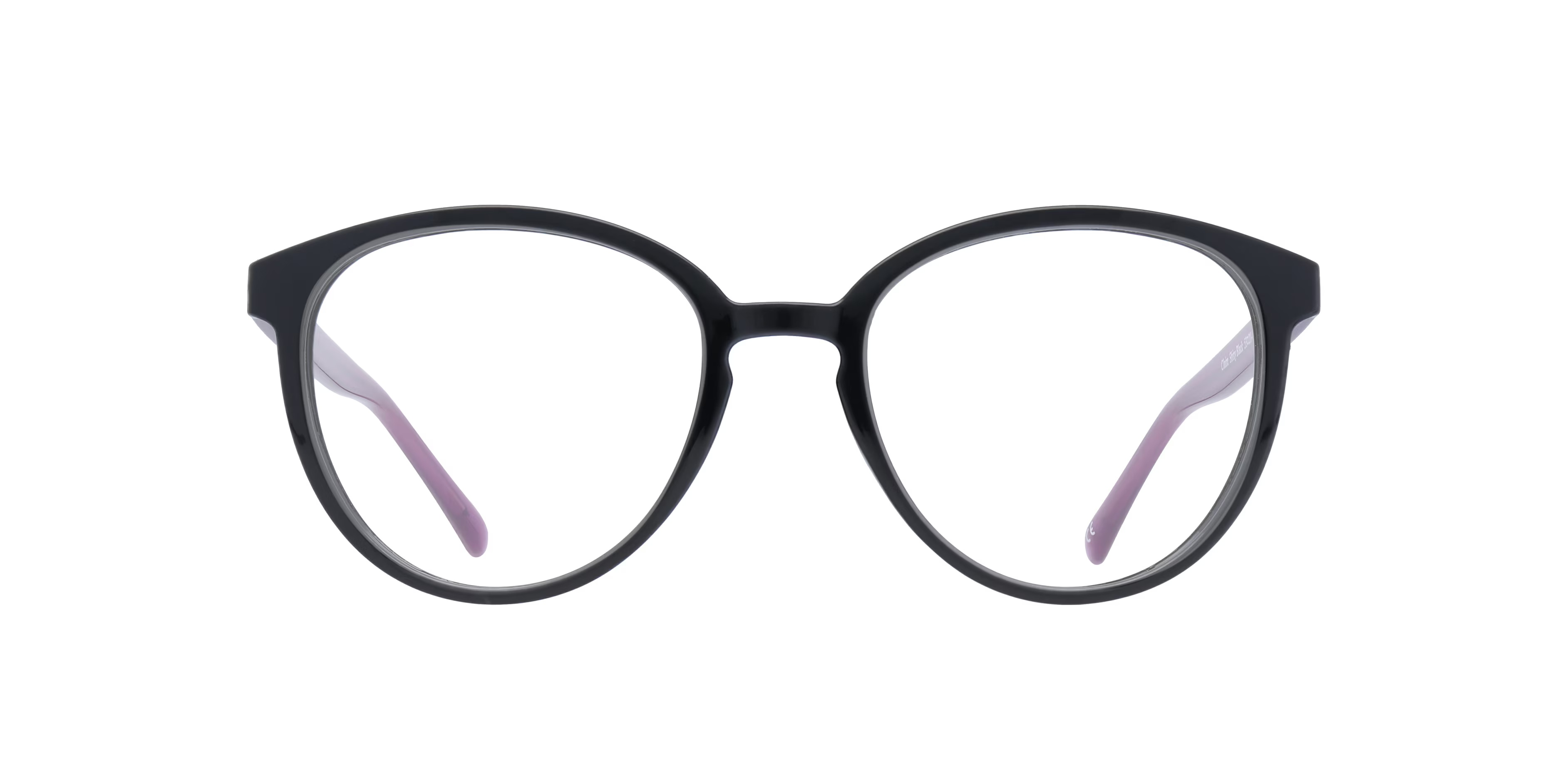 Claire Phantos Shiny Black Glasses for Women