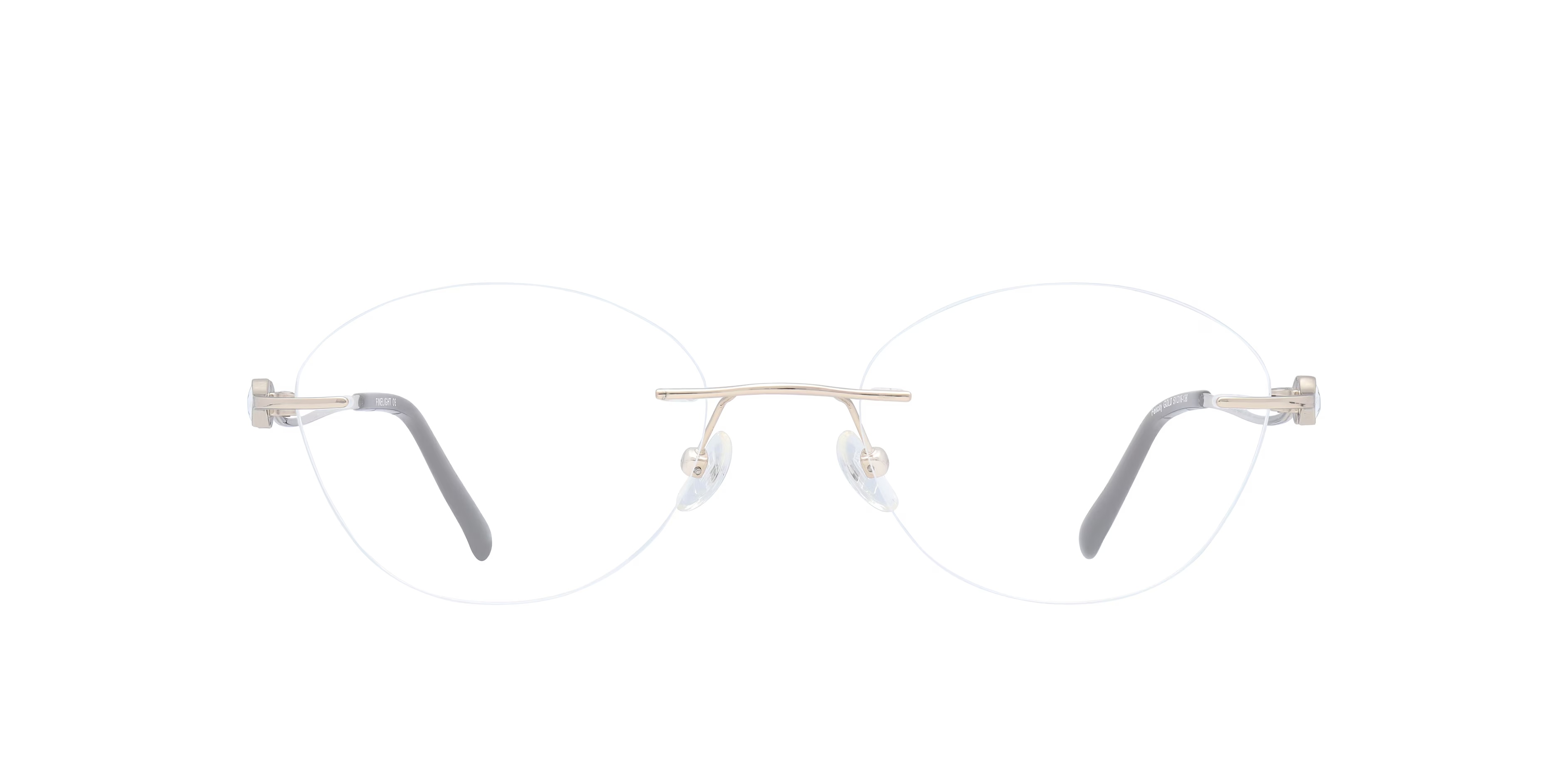 Felicity Oval Gold Glasses for Women