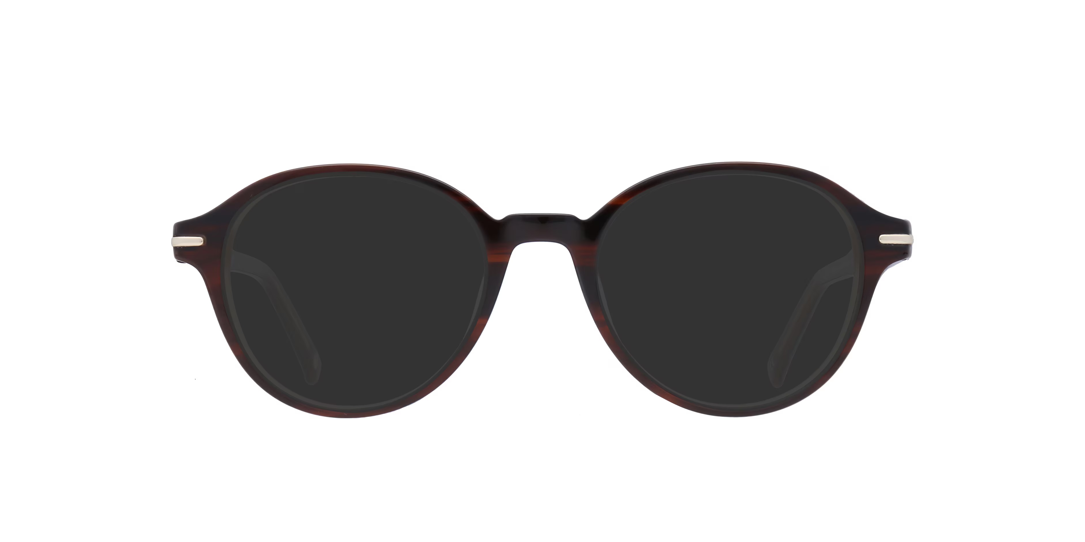 Canary Round Shiny Brown Horn Full Rim Eyeglasses 9 Canary Round Shiny Brown Horn Full Rim Eyeglasses