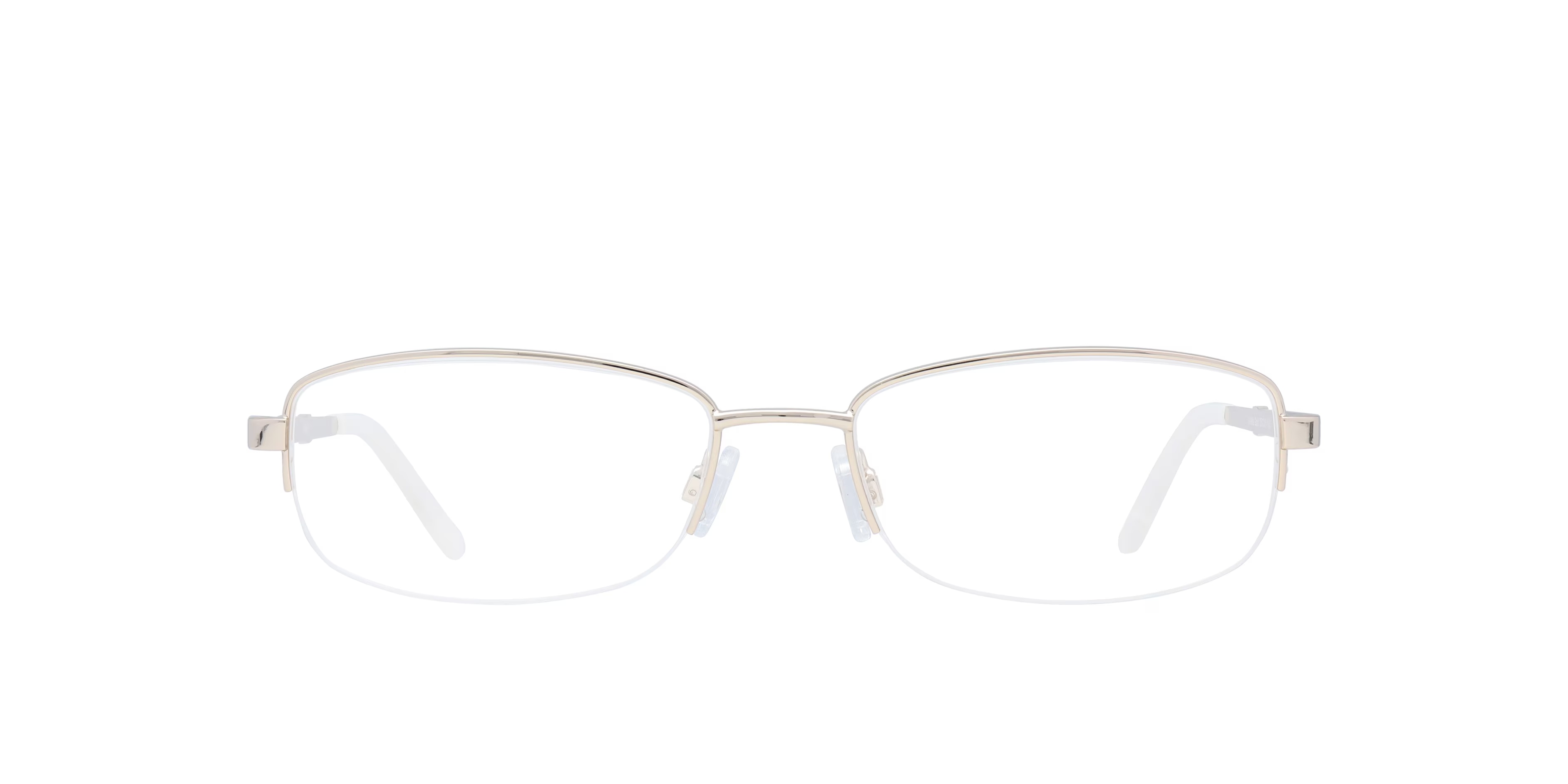 Arielle Rectangle Gold Glasses for Women