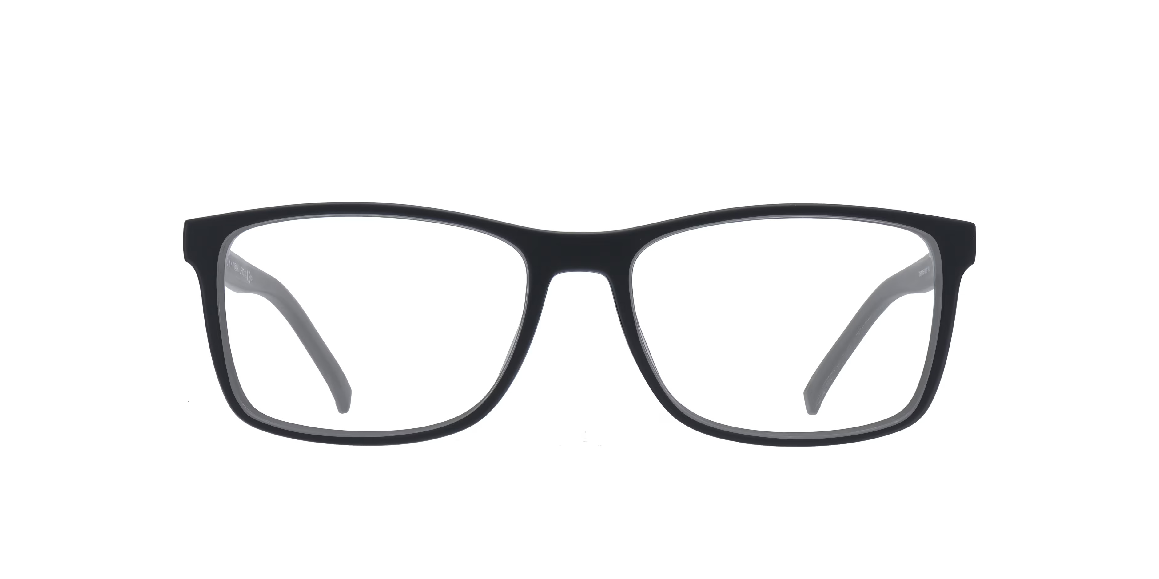 TH 1785 - Rectangle Black Frame Glasses For Men