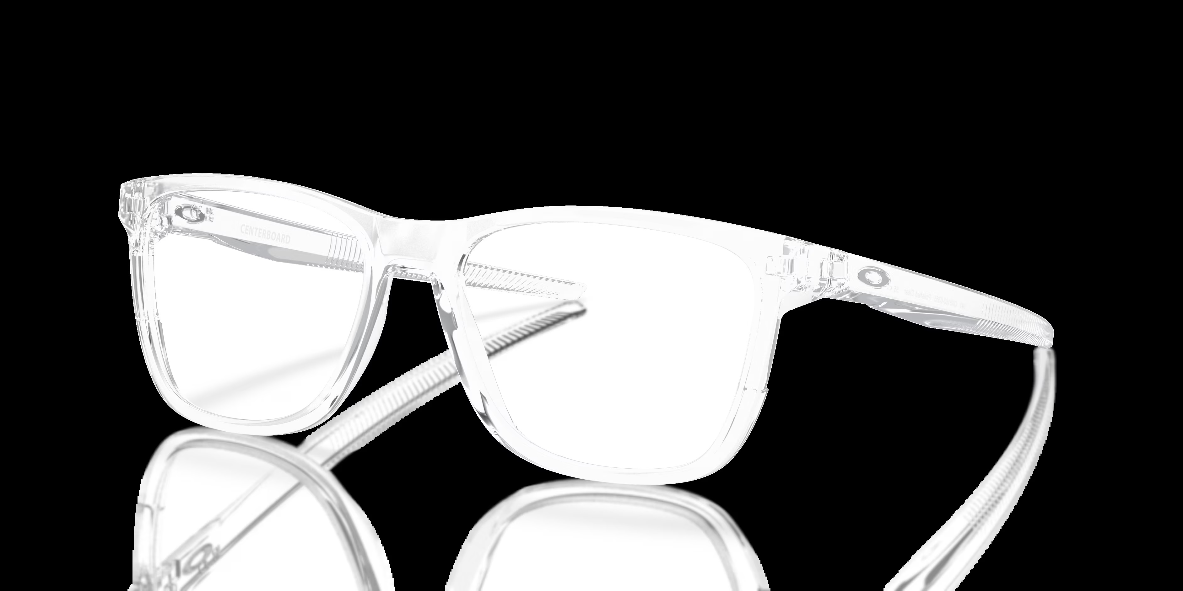 Centerboard - Round Polished Clear Frame Glasses For Men 4 Centerboard - Round Polished Clear Frame Glasses For Men